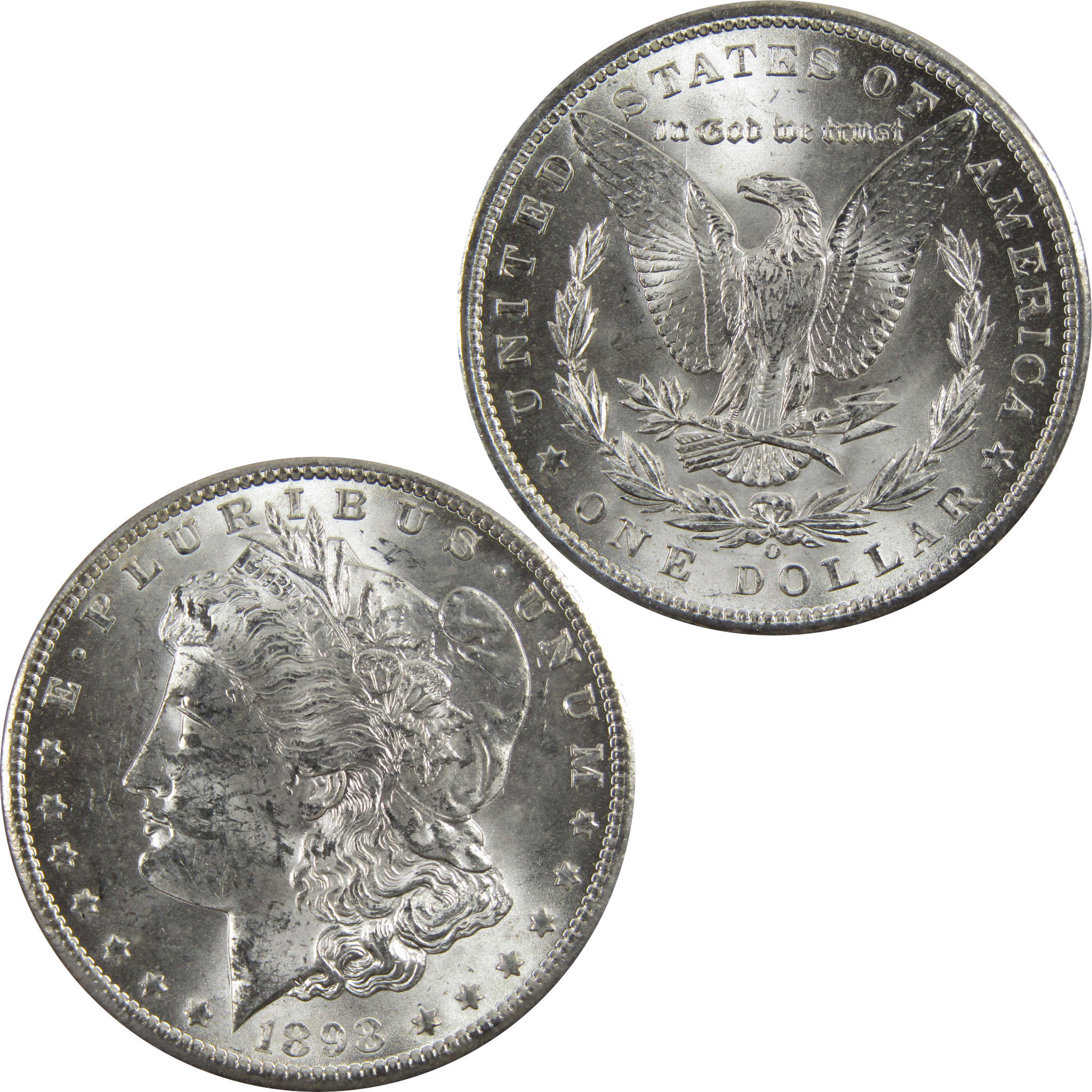 1898 O Morgan Dollar BU Uncirculated 90% Silver $1 Coin SKU:I5254 - Morgan coin - Morgan silver dollar - Morgan silver dollar for sale - Profile Coins &amp; Collectibles