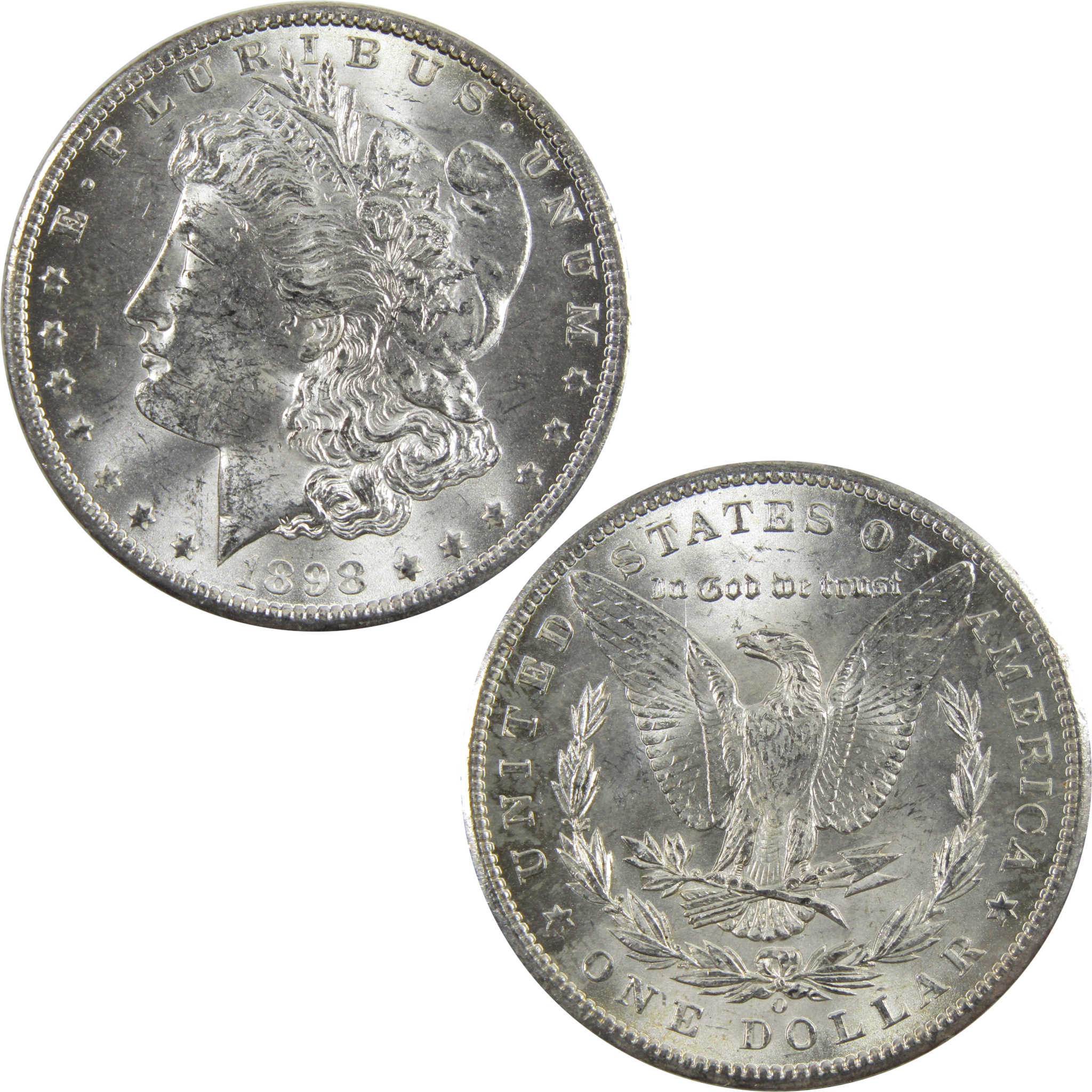 1898 O Morgan Dollar BU Uncirculated 90% Silver $1 Coin SKU:I5204 - Morgan coin - Morgan silver dollar - Morgan silver dollar for sale - Profile Coins &amp; Collectibles