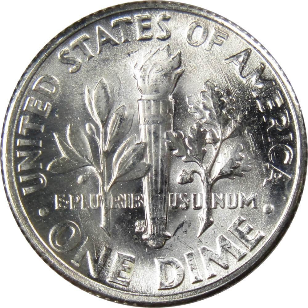 1953 S Roosevelt Dime BU Uncirculated Mint State 90% Silver 10c US Coin