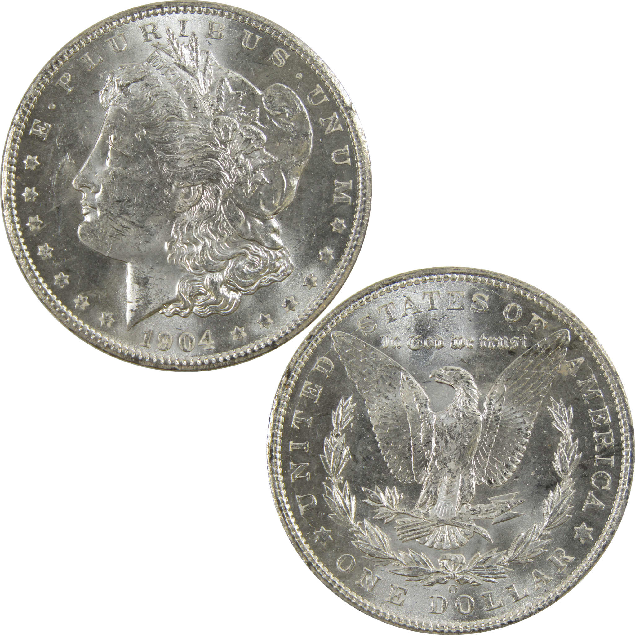 1904 O Morgan Dollar BU Uncirculated 90% Silver $1 Coin SKU:I5219 - Morgan coin - Morgan silver dollar - Morgan silver dollar for sale - Profile Coins &amp; Collectibles