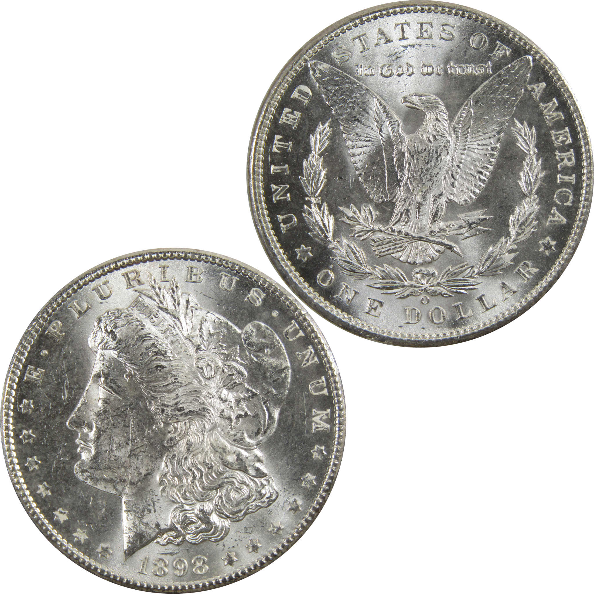 1898 O Morgan Dollar BU Uncirculated 90% Silver $1 Coin SKU:I5274 - Morgan coin - Morgan silver dollar - Morgan silver dollar for sale - Profile Coins &amp; Collectibles