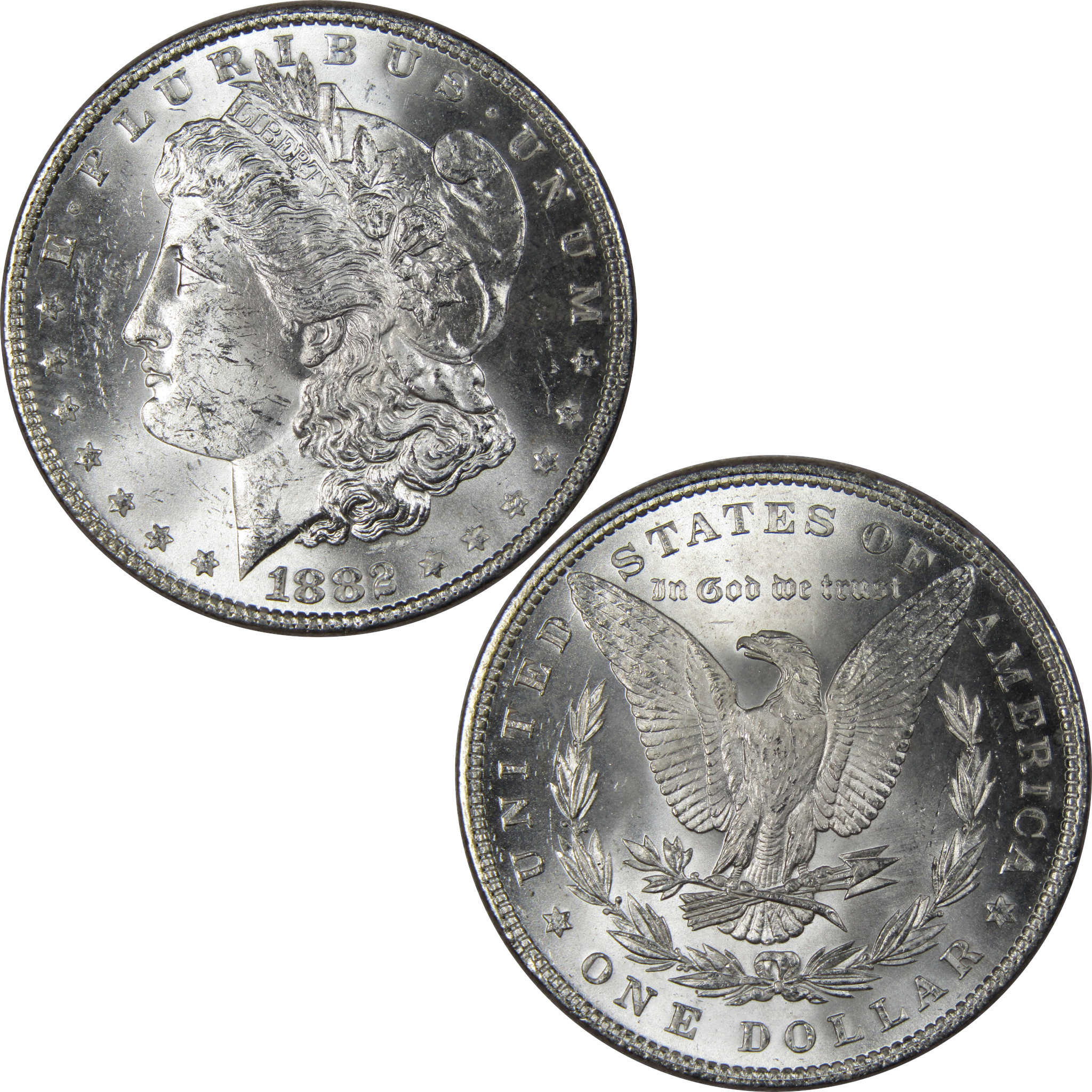 1882 Morgan Dollar BU Uncirculated Mint State 90% Silver SKU:IPC9653 - Morgan coin - Morgan silver dollar - Morgan silver dollar for sale - Profile Coins &amp; Collectibles