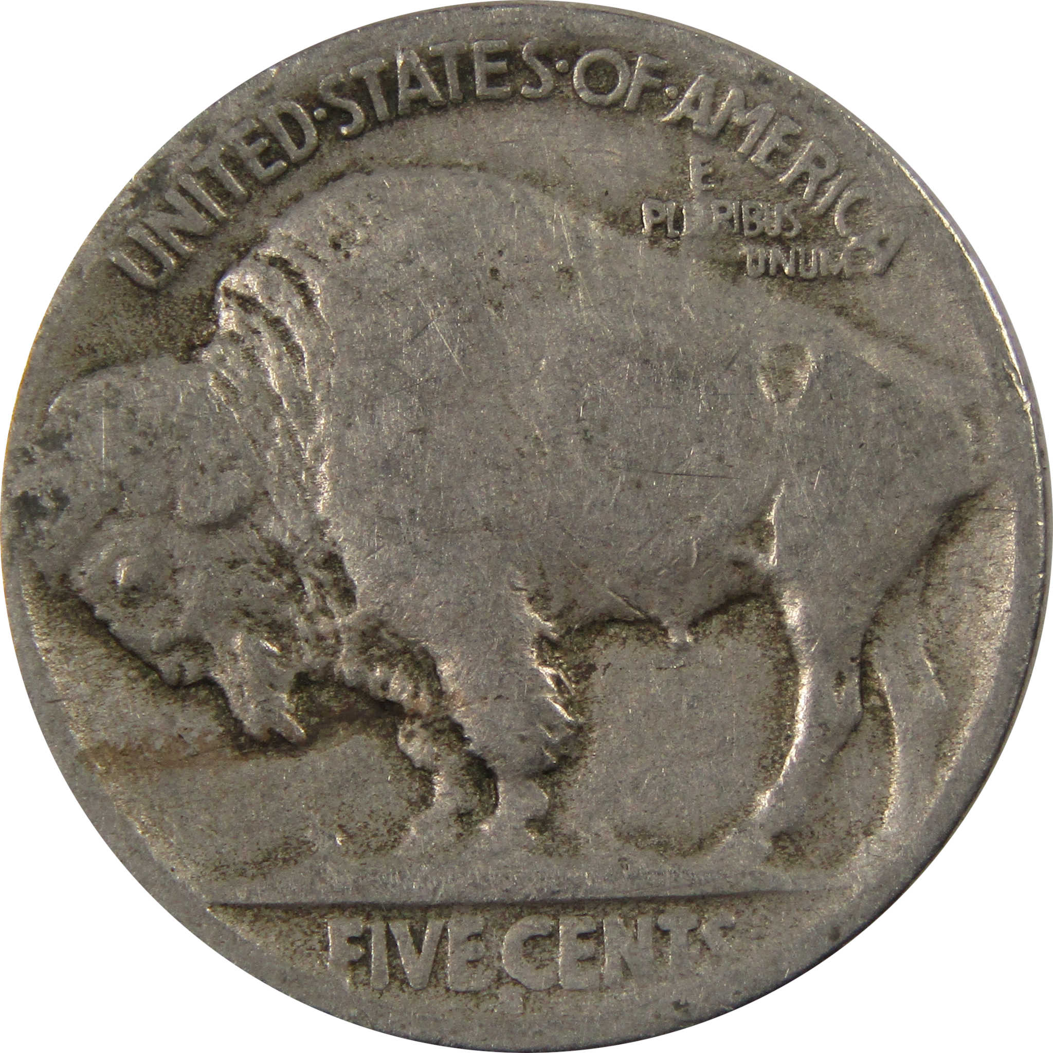 1914 S Indian Head Buffalo Nickel G Good 5c Coin SKU:I7341