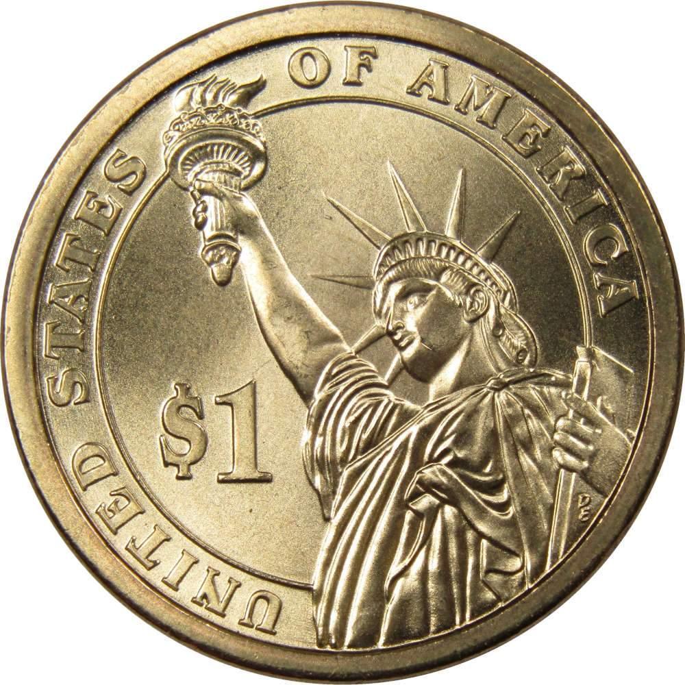 2008 Jackson Presidential Dollar Missing Edge Lettering Mint Error
