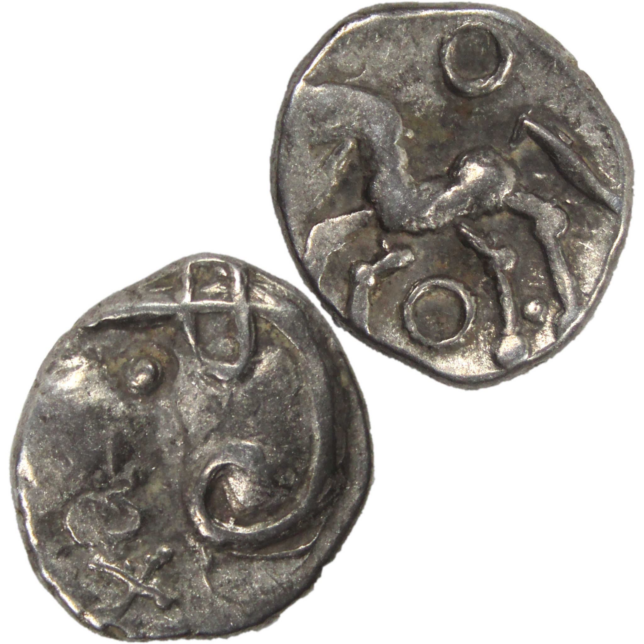 100-50 BC Sequani Quinarius VF Silver Ancient Gaulish Coin SKU:I5970