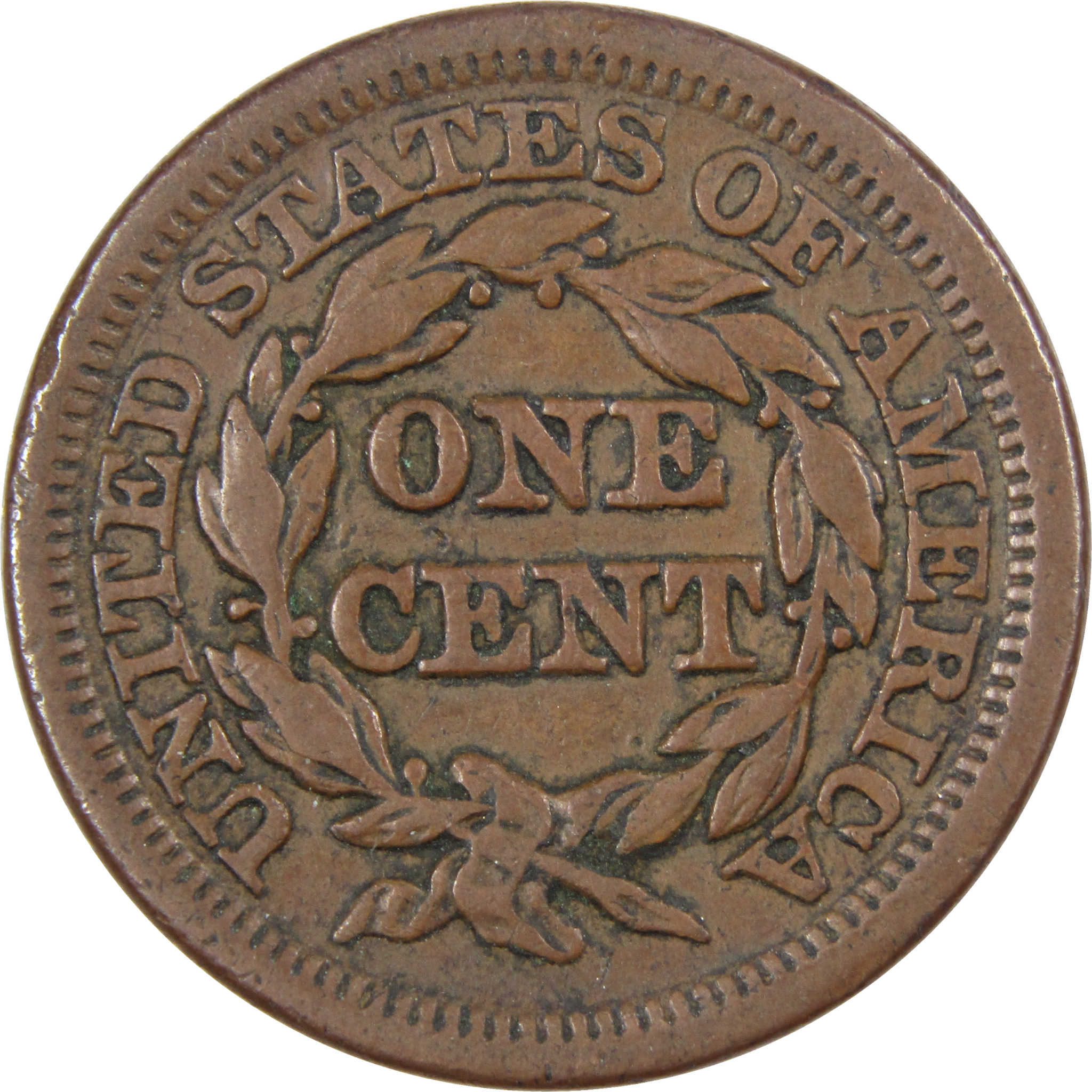 1848 One Cent purchases Braided Hair