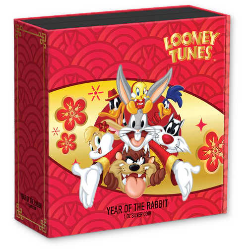 Looney Tunes Year of the Rabbit Bugs Bunny Silver Proof 2023 SKU:OPC81
