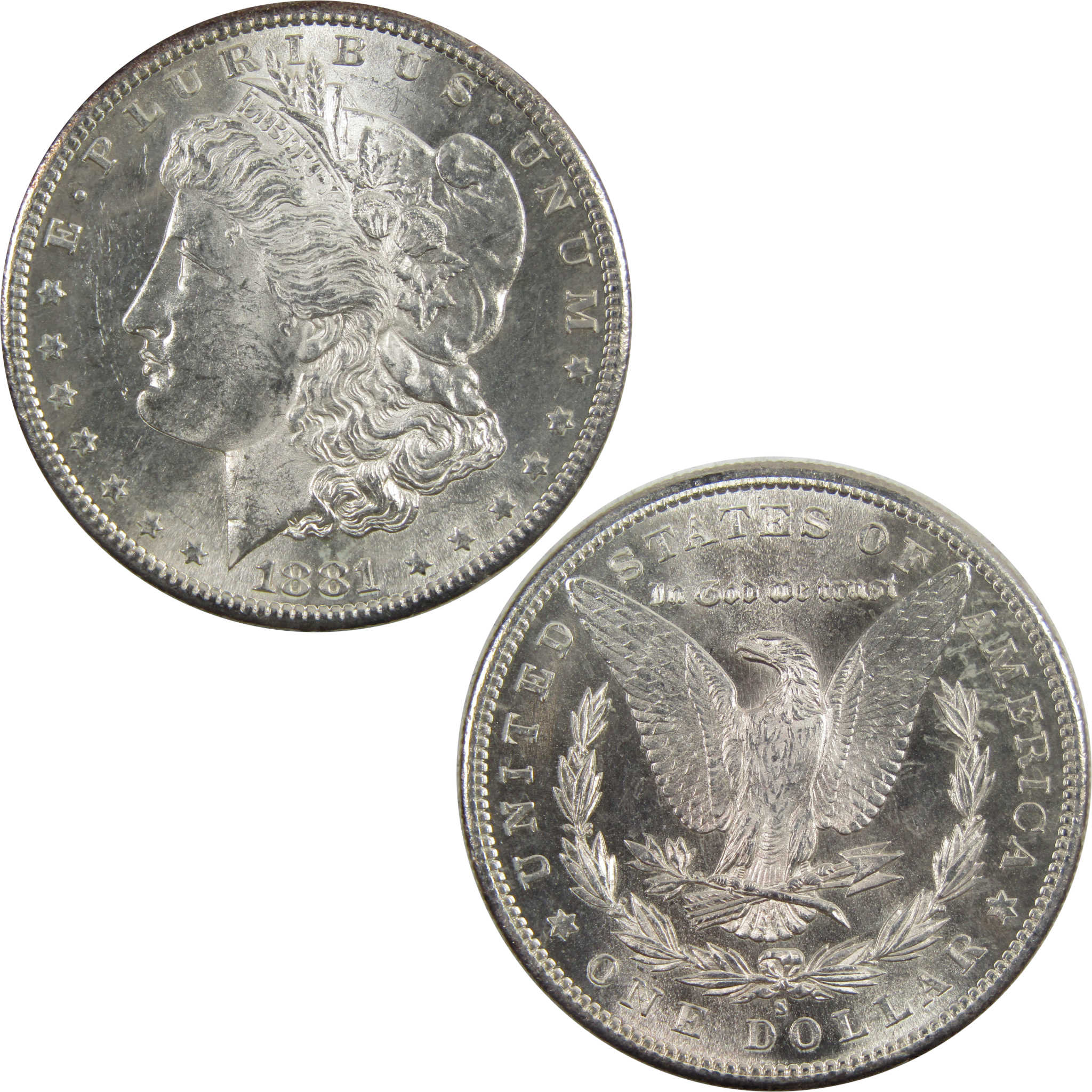 1881 S Morgan Dollar BU Uncirculated 90% Silver $1 Coin SKU:I5314 - Morgan coin - Morgan silver dollar - Morgan silver dollar for sale - Profile Coins &amp; Collectibles