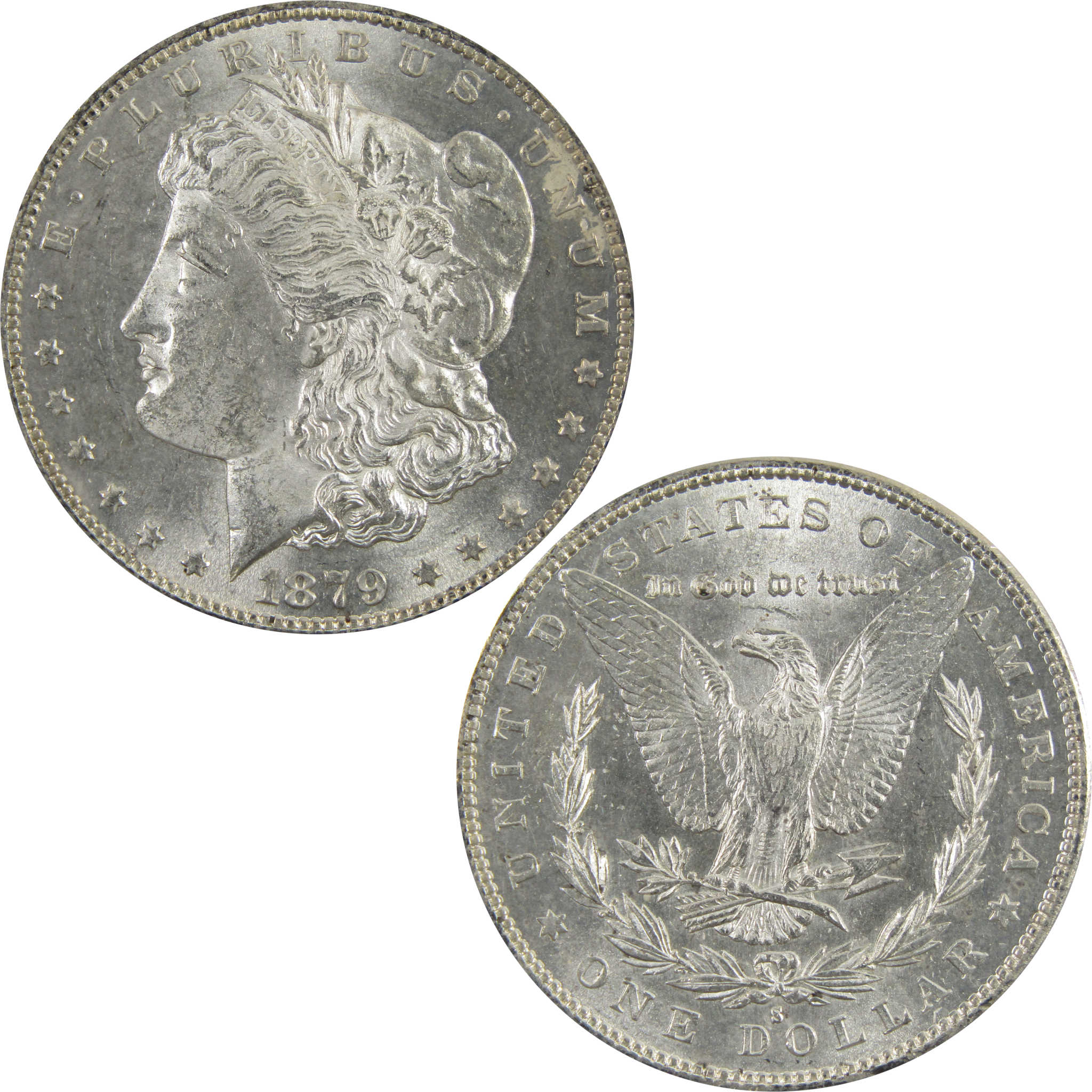 1879 S Morgan Dollar BU Uncirculated 90% Silver $1 Coin SKU:I5192 - Morgan coin - Morgan silver dollar - Morgan silver dollar for sale - Profile Coins &amp; Collectibles