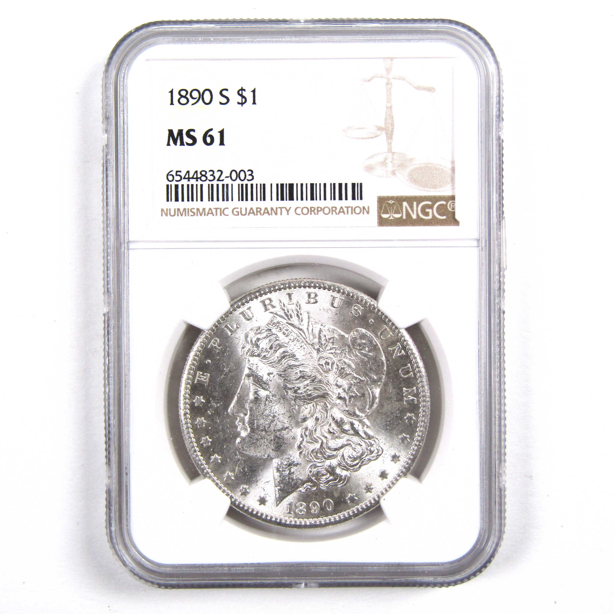 1890 S Morgan Dollar MS 61 NGC 90% Silver Uncirculated SKU:I3112 - Morgan coin - Morgan silver dollar - Morgan silver dollar for sale - Profile Coins &amp; Collectibles