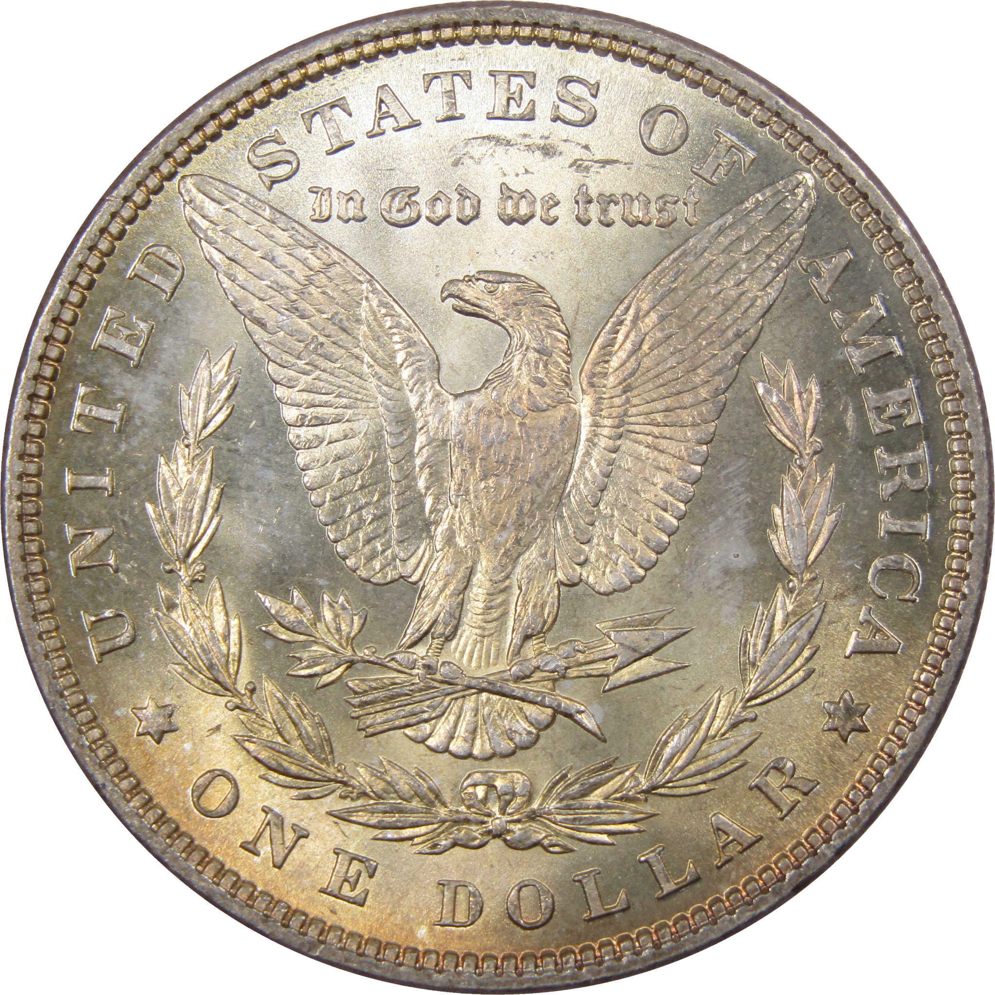 1886 Morgan Dollar Gem Uncirculated Mint State Silver Toned SKU:I1226