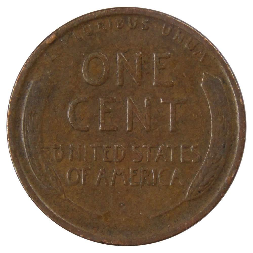 1917 Lincoln Wheat Cent F Fine Bronze Penny 1c Coin Collectible