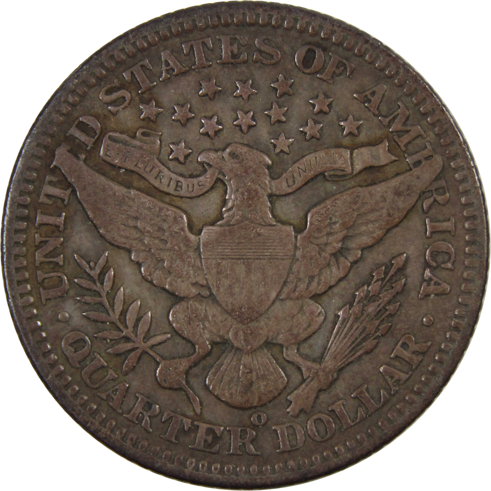 1904 O Barber Quarter VF Very Fine 90% Silver 25c Coin SKU:I4173