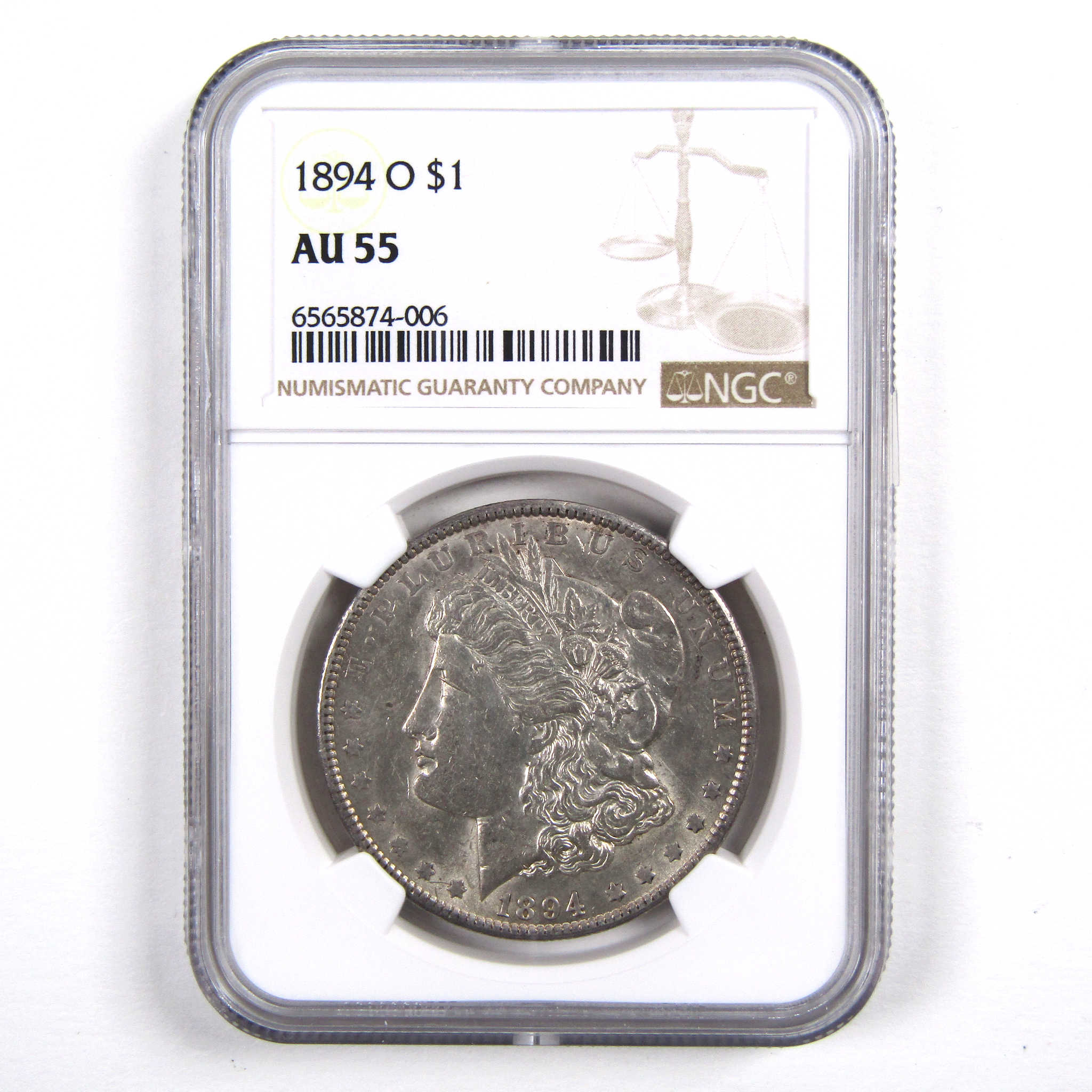 1894 O Morgan Dollar AU 55 NGC 90% Silver US Coin SKU:I3084 - Morgan coin - Morgan silver dollar - Morgan silver dollar for sale - Profile Coins &amp; Collectibles