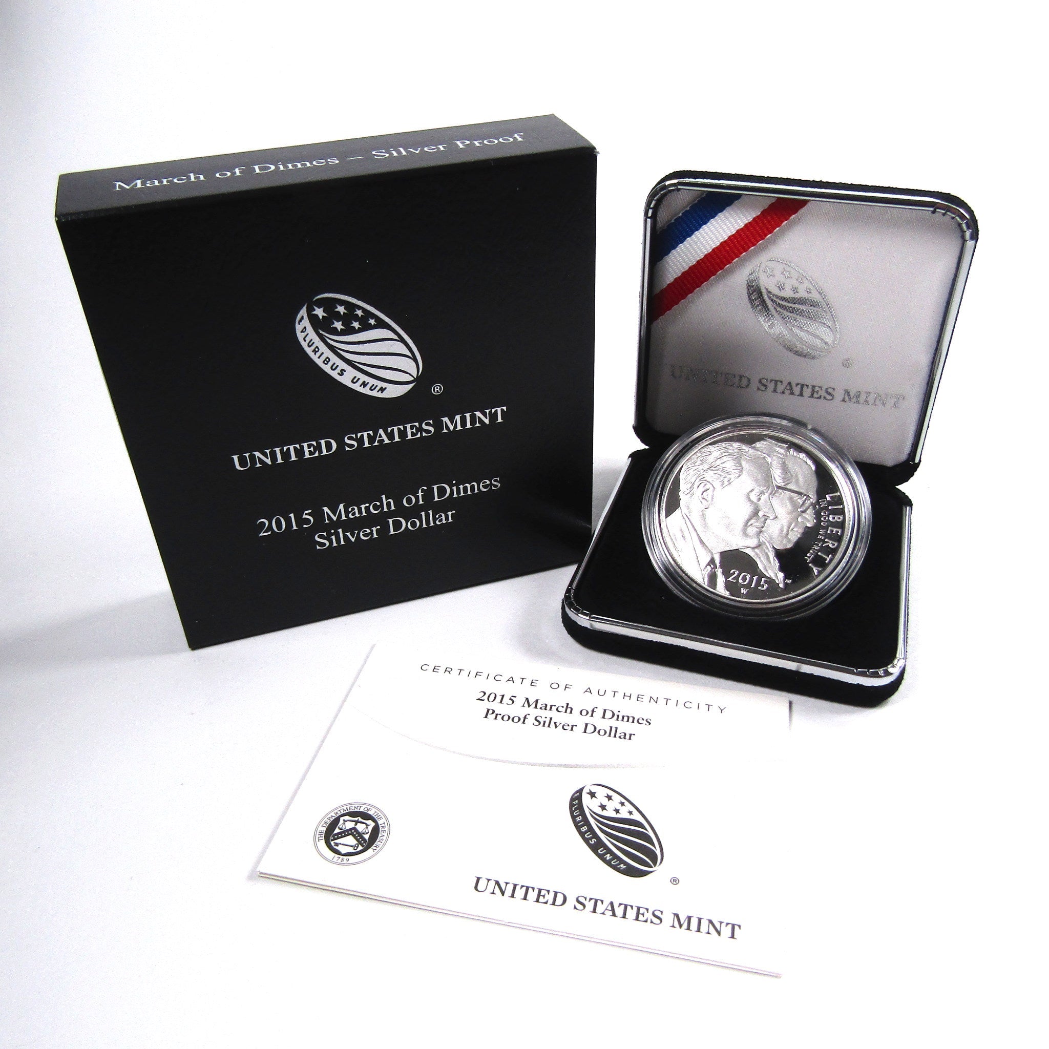 March of Dimes Dollar 2015 W Silver $1 Proof Coin OGP COA SKU:CPC1805