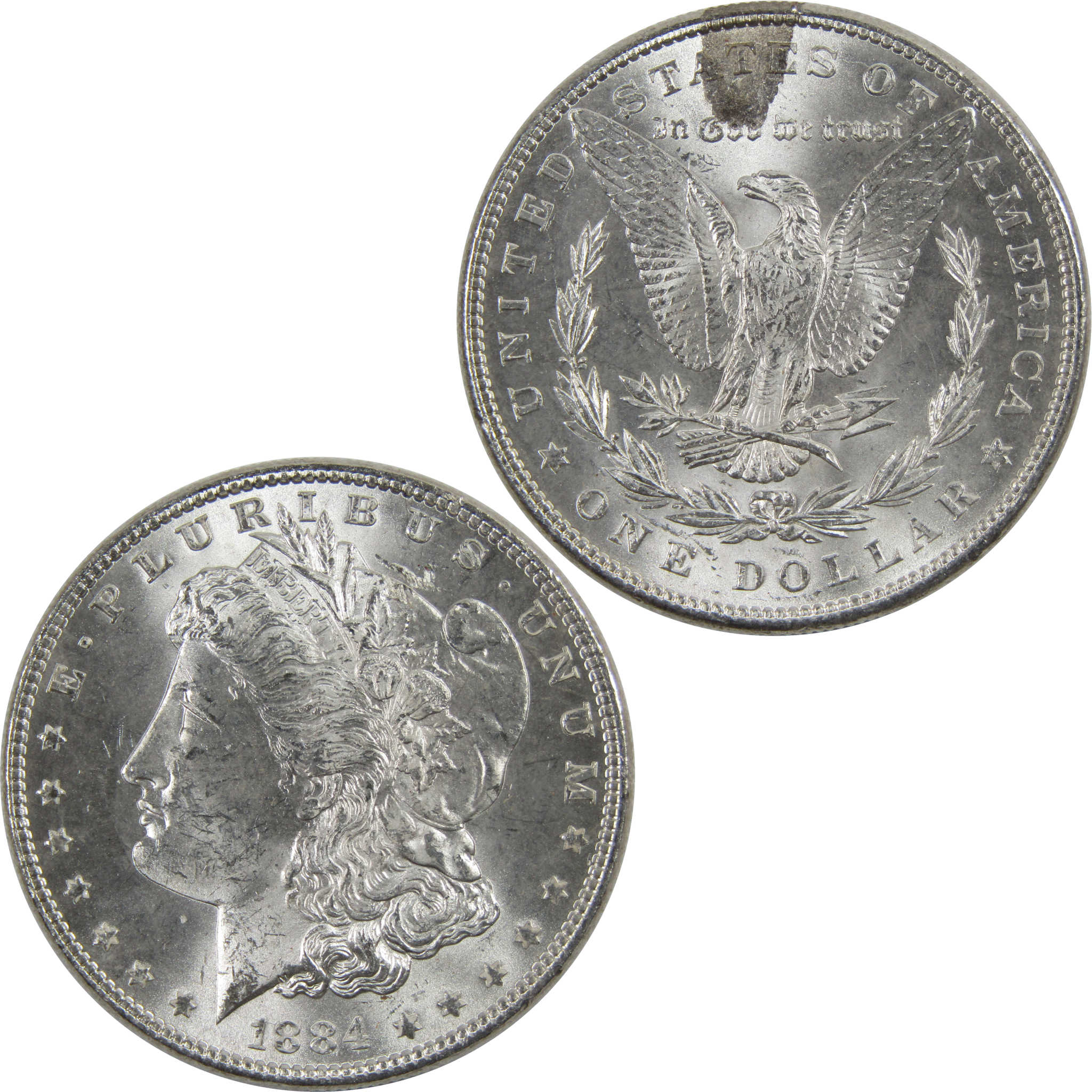1884 Morgan Dollar BU Uncirculated 90% Silver $1 Coin SKU:I6018 - Morgan coin - Morgan silver dollar - Morgan silver dollar for sale - Profile Coins &amp; Collectibles