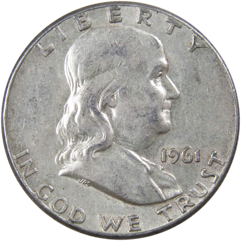 1961 Franklin Half Dollar XF EF Extremely Fine 90% Silver 50c US Coin
