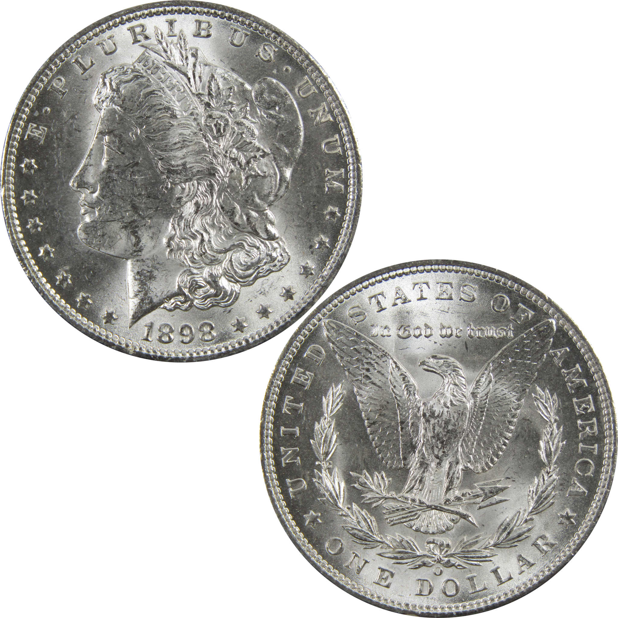 1898 O Morgan Dollar BU Uncirculated 90% Silver $1 Coin SKU:I5243 - Morgan coin - Morgan silver dollar - Morgan silver dollar for sale - Profile Coins &amp; Collectibles