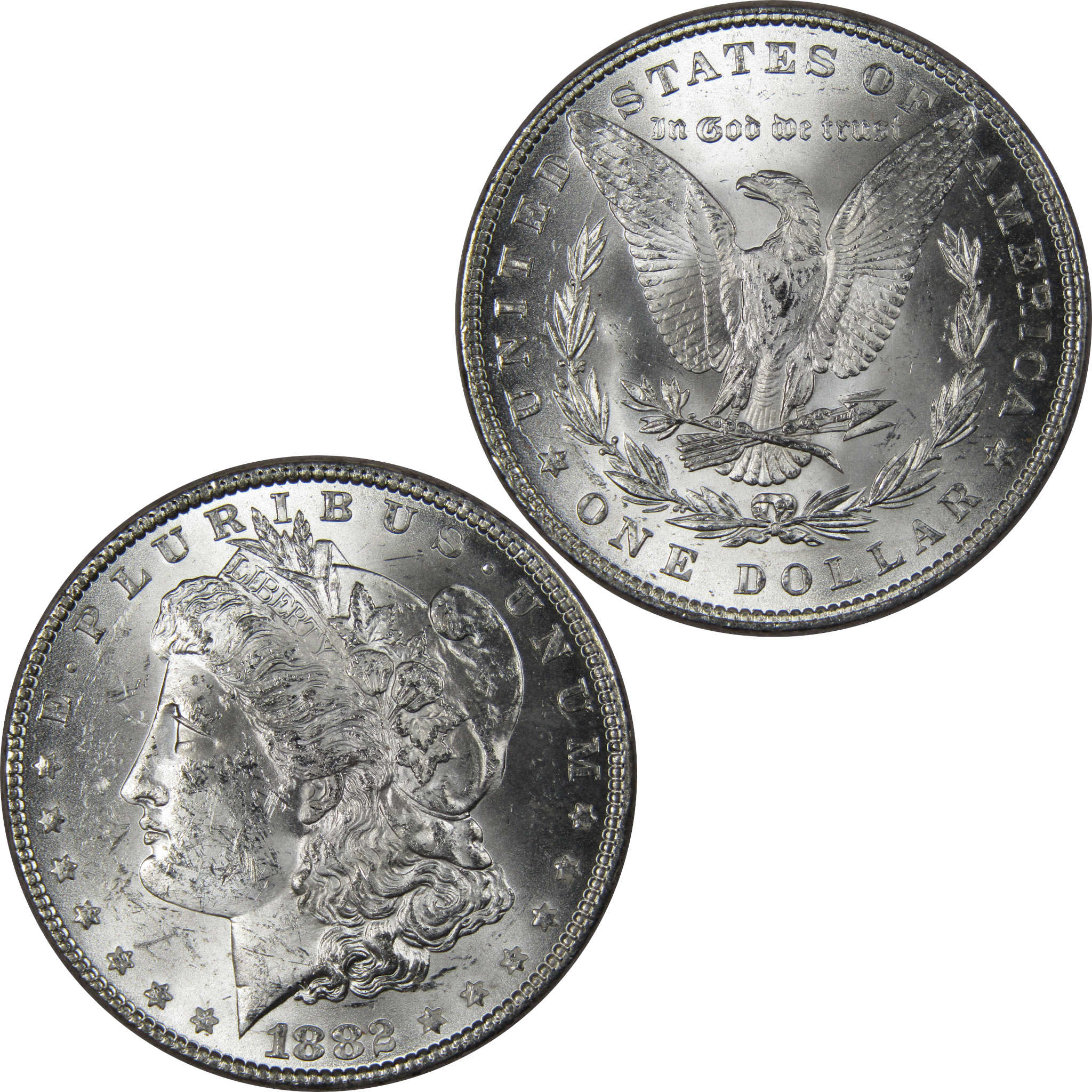 1882 Morgan Dollar BU Uncirculated Mint State 90% Silver SKU:IPC9661 - Morgan coin - Morgan silver dollar - Morgan silver dollar for sale - Profile Coins &amp; Collectibles