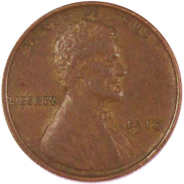 1910 Lincoln Wheat Cent VF Very Fine Bronze Penny 1c Coin Collectible - Lincoln Cent - Profile Coins &amp; Collectibles