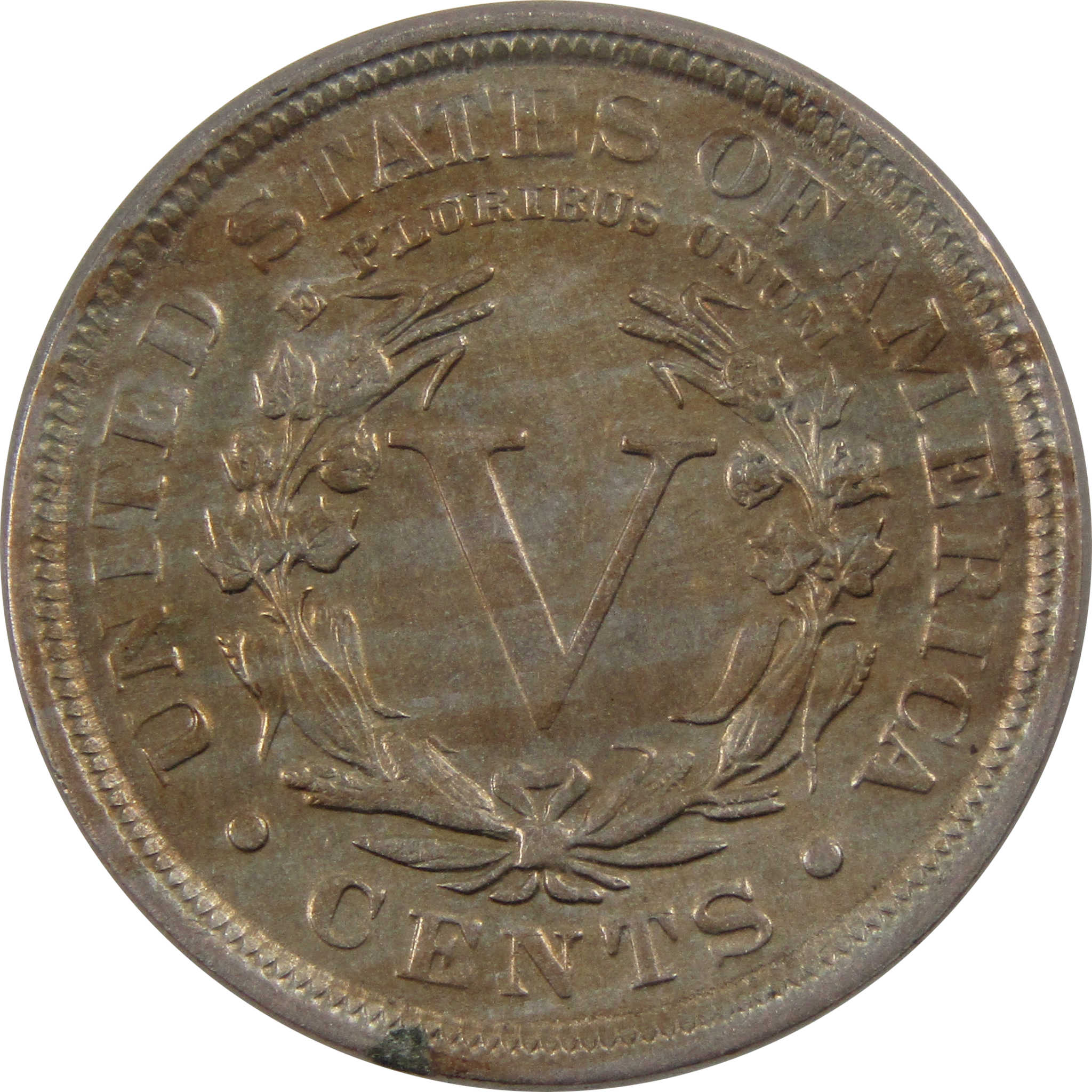 1911 Liberty Head V Nickel AU About Uncirculated 5c SKU:I3494