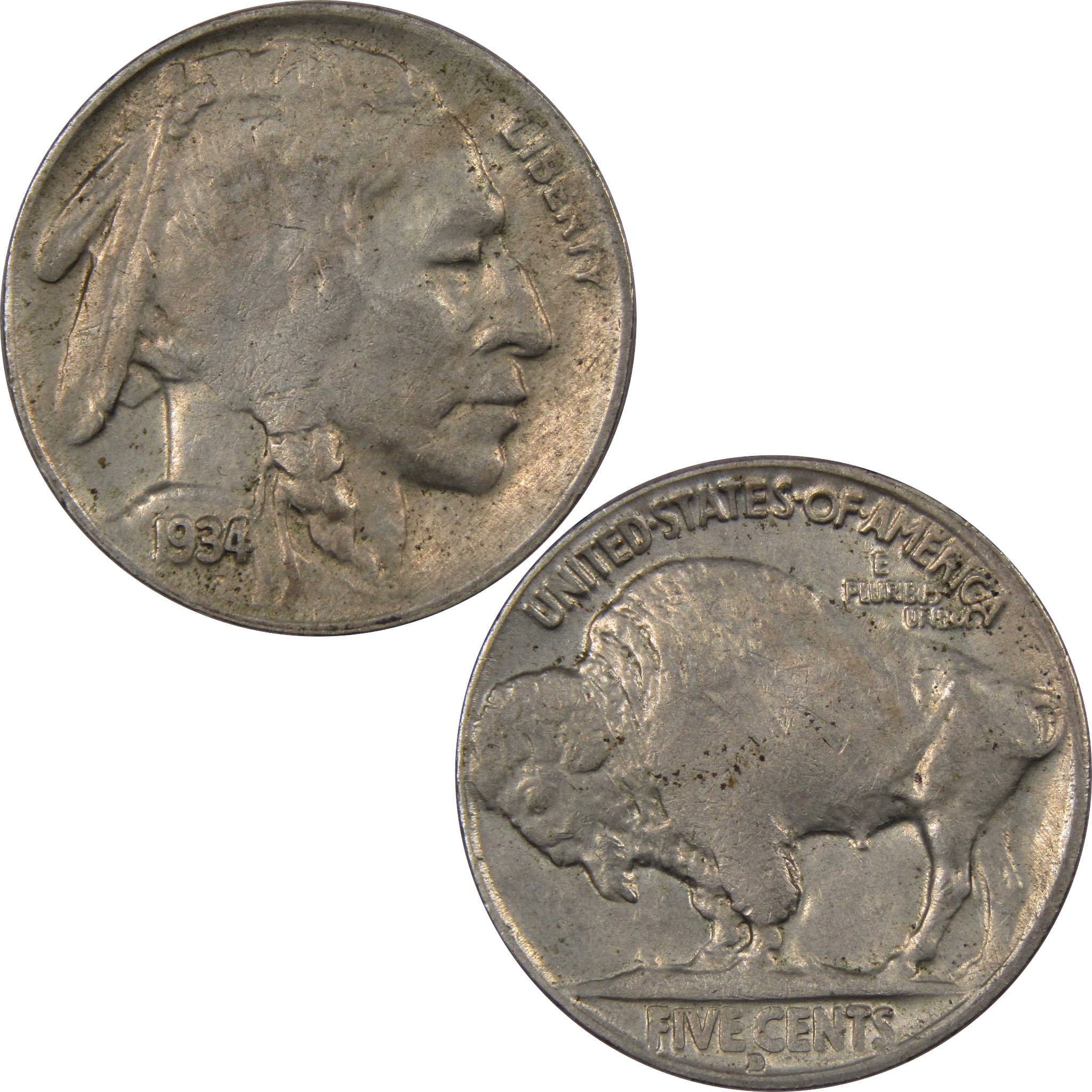 1934 2024 D buffalo nickel