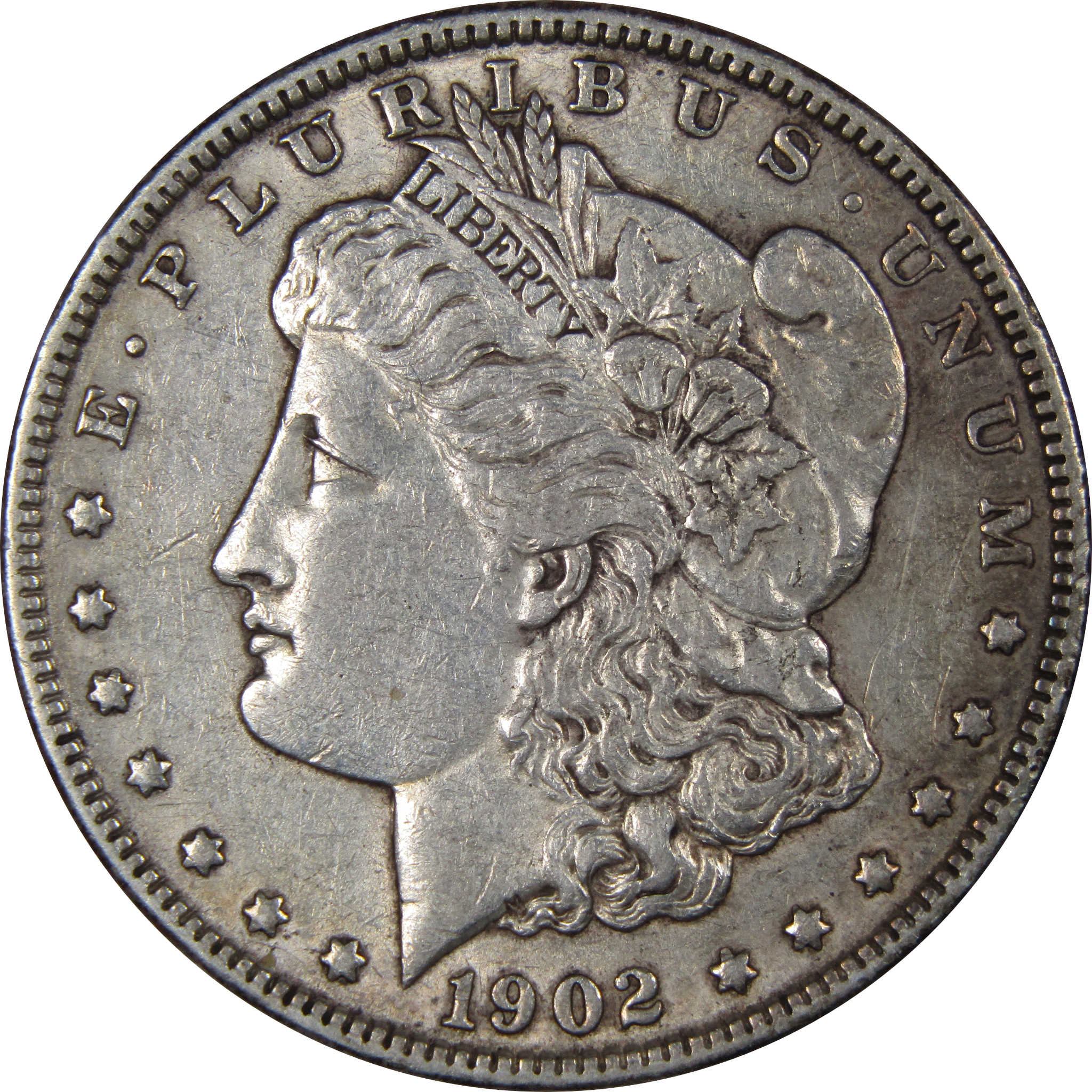 1902 Morgan Dollar XF EF Extremely Fine 90% Silver Coin SKU:IPC7915 - Morgan coin - Morgan silver dollar - Morgan silver dollar for sale - Profile Coins &amp; Collectibles