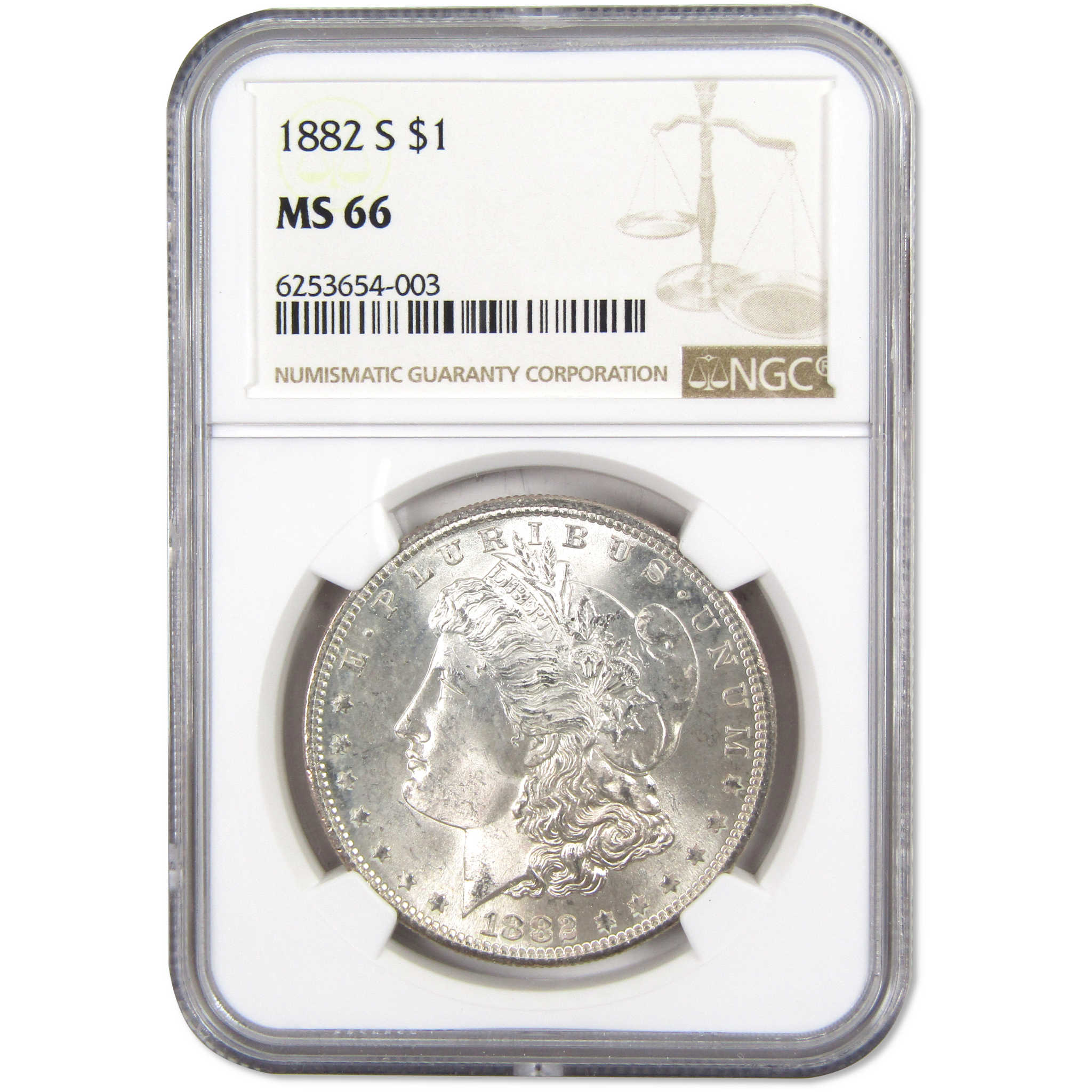 1882 S Morgan Dollar MS 66 NGC 90% Silver $1 Uncirculated SKU:I4074 - Morgan coin - Morgan silver dollar - Morgan silver dollar for sale - Profile Coins &amp; Collectibles