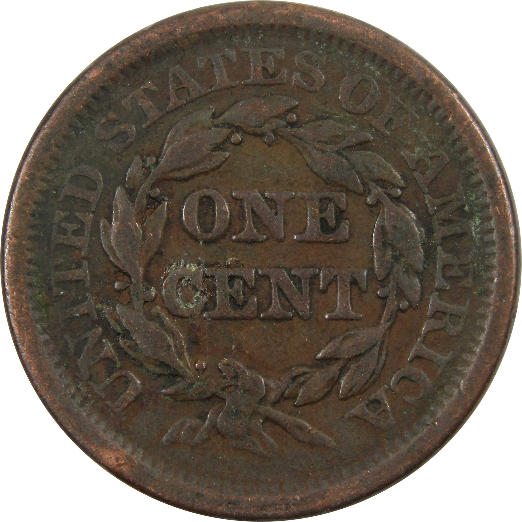 1851 Braided Hair Large Cent AG About Good Copper Penny SKU:I4674
