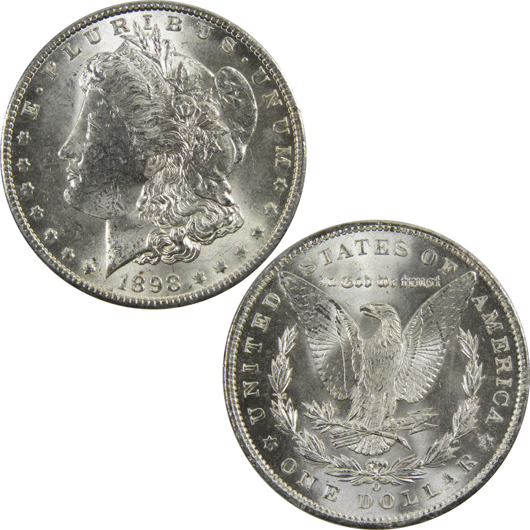 1898 O Morgan Dollar BU Uncirculated 90% Silver $1 Coin SKU:I5283 - Morgan coin - Morgan silver dollar - Morgan silver dollar for sale - Profile Coins &amp; Collectibles