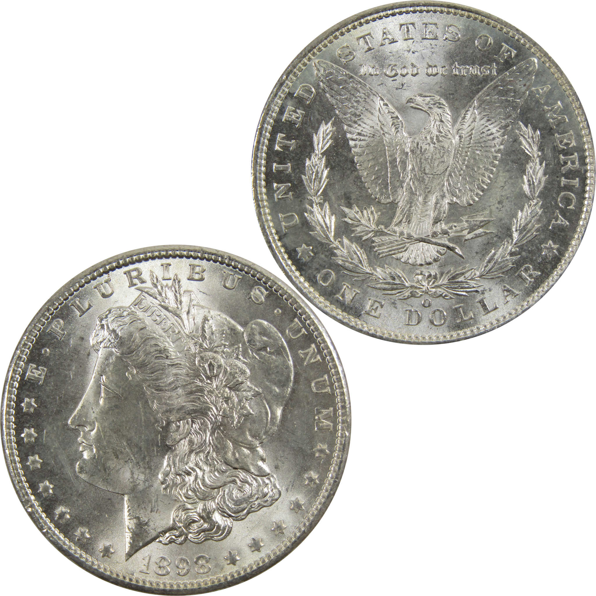 1898 O Morgan Dollar BU Uncirculated 90% Silver $1 Coin SKU:I5263 - Morgan coin - Morgan silver dollar - Morgan silver dollar for sale - Profile Coins &amp; Collectibles