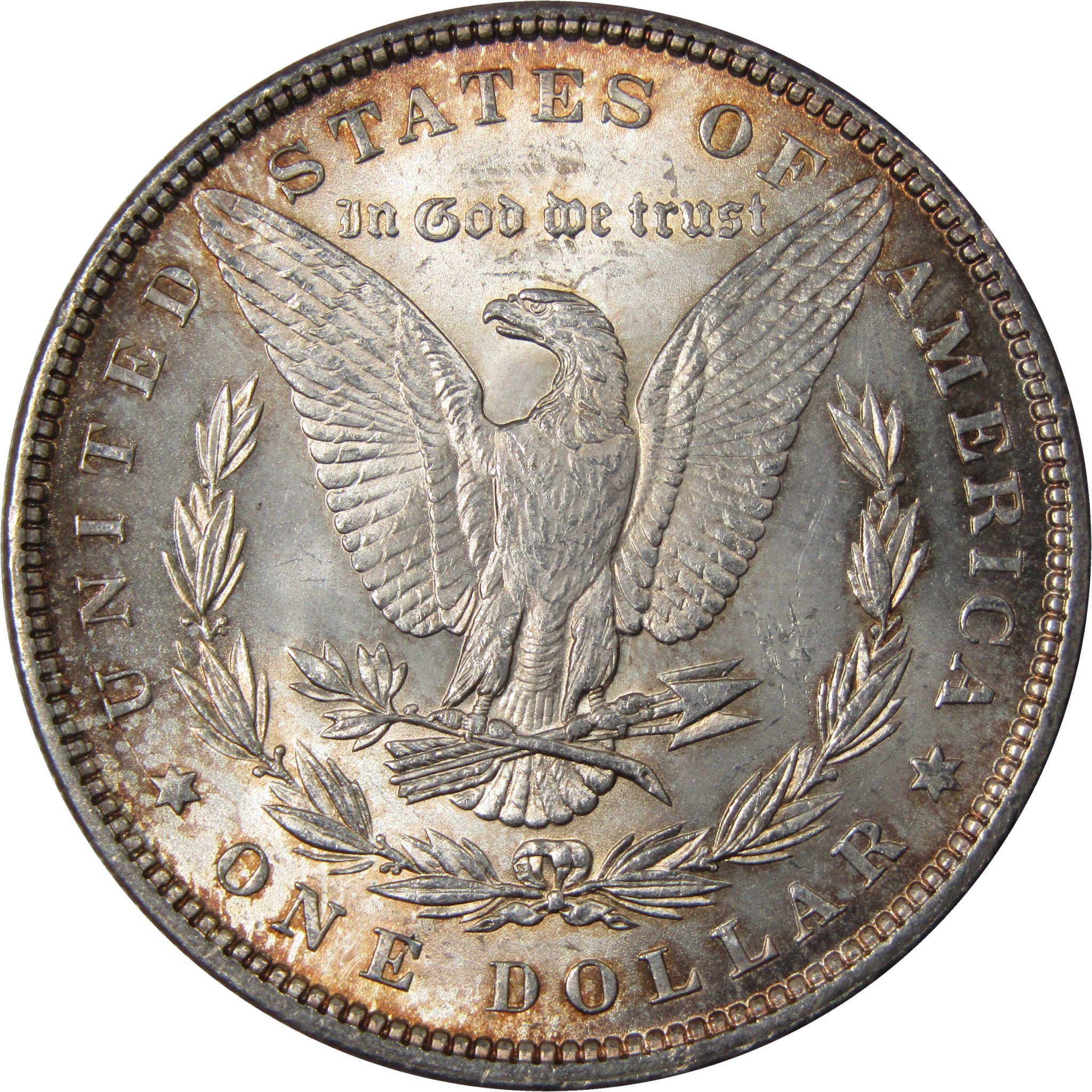 1882 Morgan Dollar BU Choice Uncirculated Silver Toned SKU:I1254
