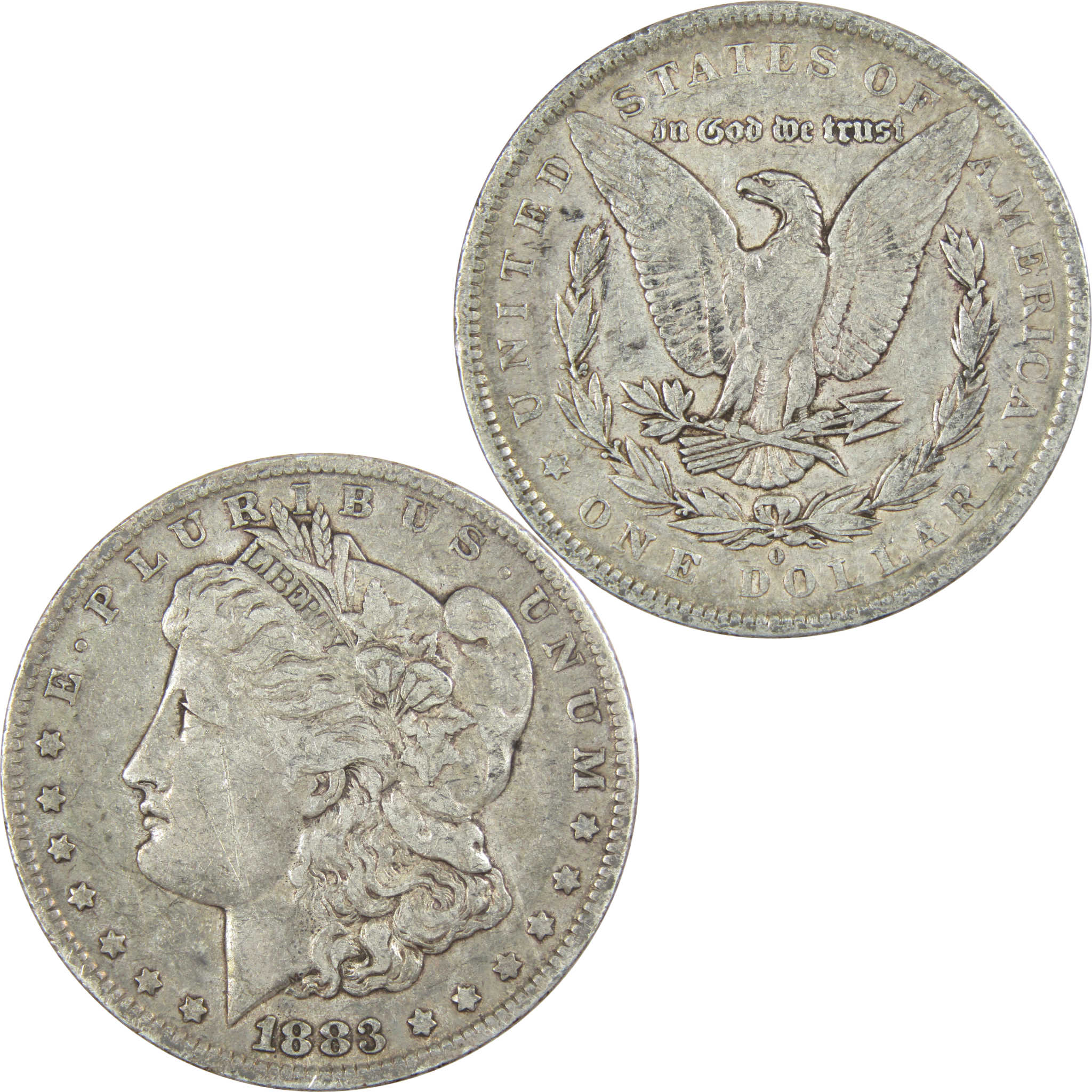 1883 O Morgan Dollar VF Very Fine 90% Silver $1 US Coin Collectible - Morgan coin - Morgan silver dollar - Morgan silver dollar for sale - Profile Coins &amp; Collectibles