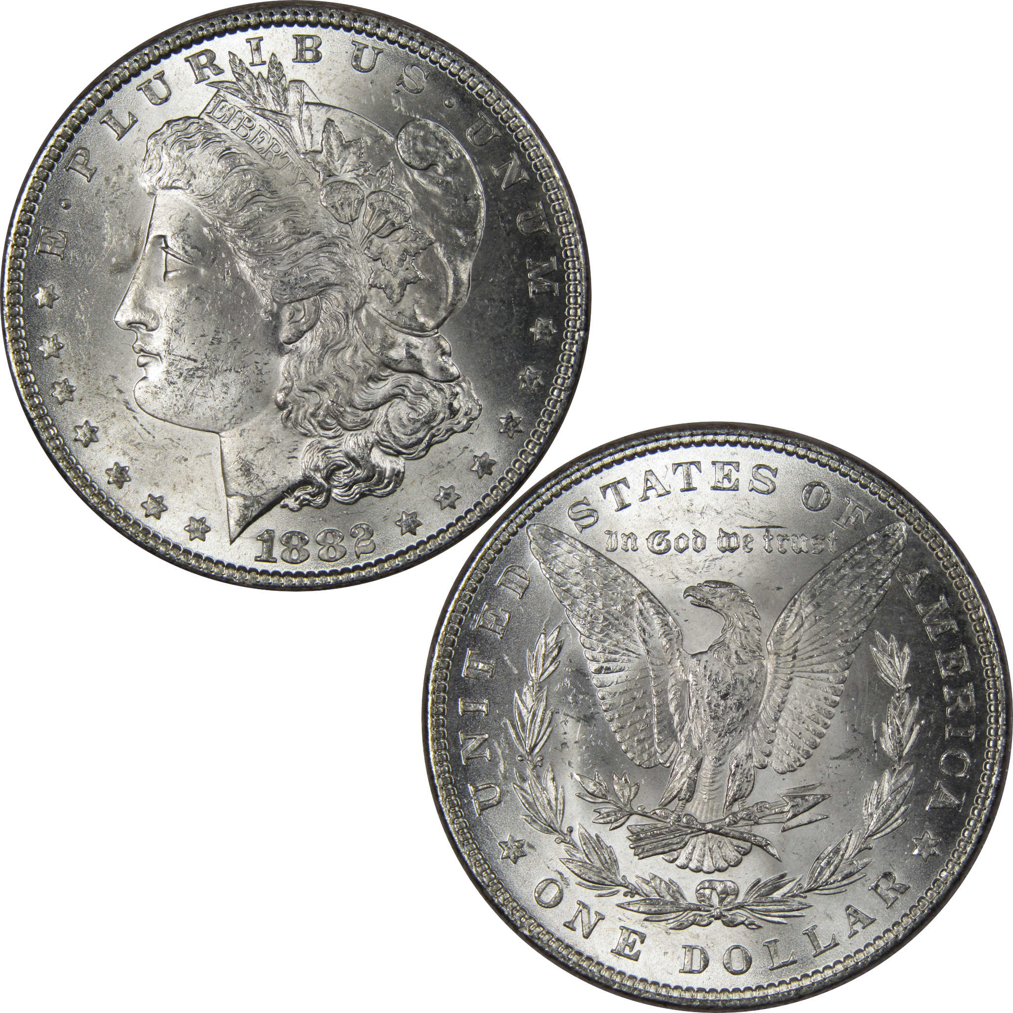 1882 Morgan Dollar BU Uncirculated Mint State 90% Silver SKU:IPC9693 - Morgan coin - Morgan silver dollar - Morgan silver dollar for sale - Profile Coins &amp; Collectibles