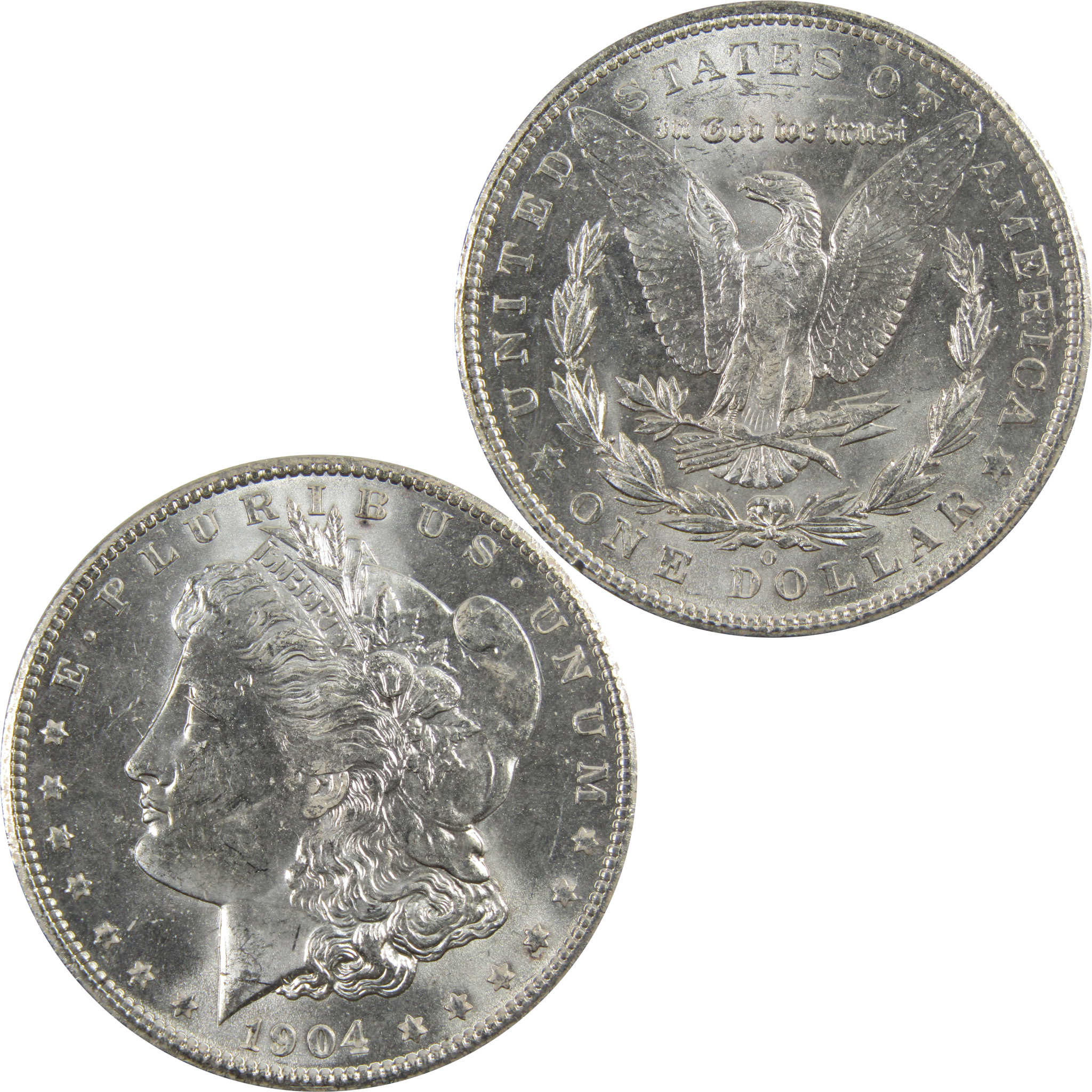 1904 O Morgan Dollar BU Uncirculated 90% Silver $1 Coin SKU:I5280 - Morgan coin - Morgan silver dollar - Morgan silver dollar for sale - Profile Coins &amp; Collectibles