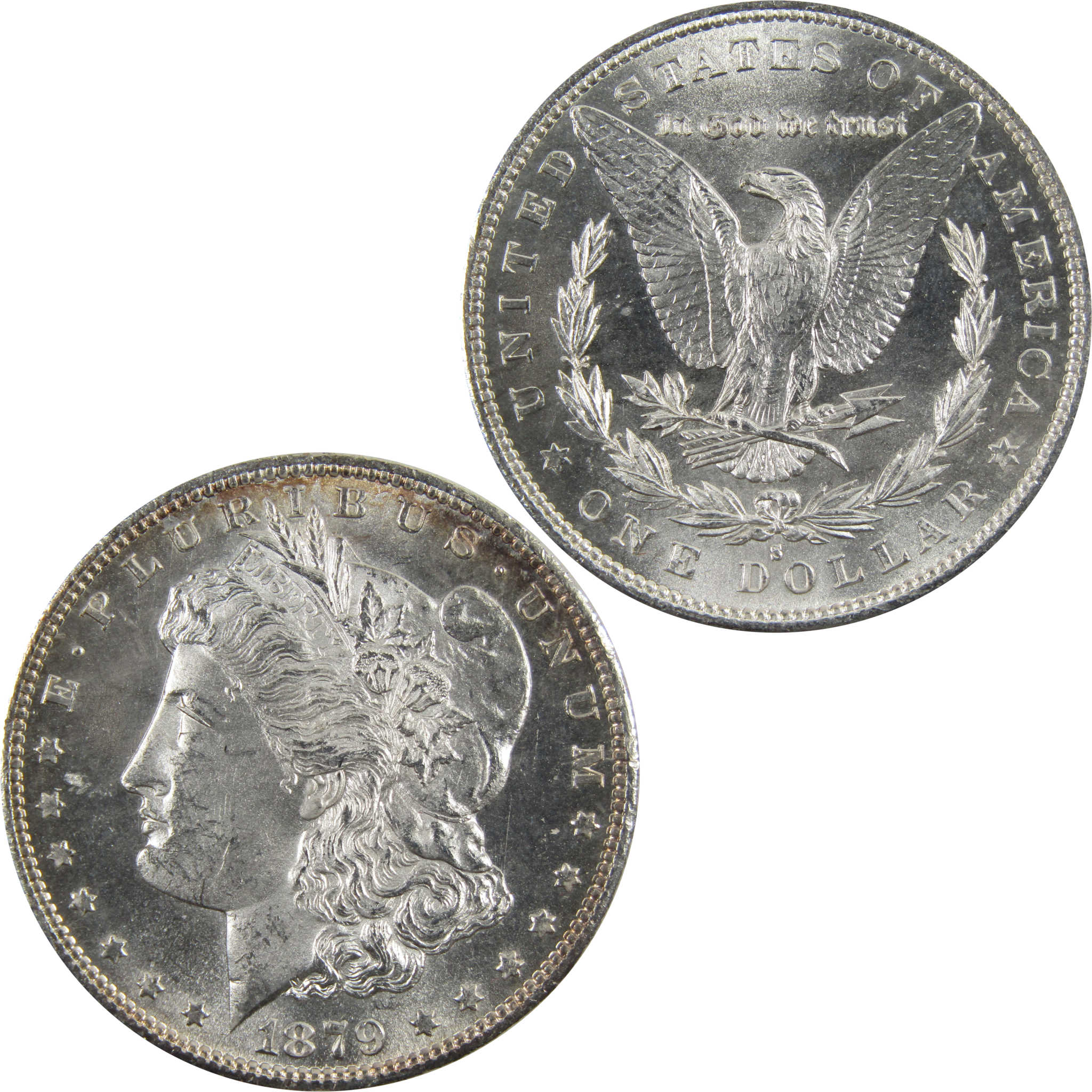 1879 S Morgan Dollar BU Uncirculated 90% Silver $1 Coin SKU:I5178 - Morgan coin - Morgan silver dollar - Morgan silver dollar for sale - Profile Coins &amp; Collectibles