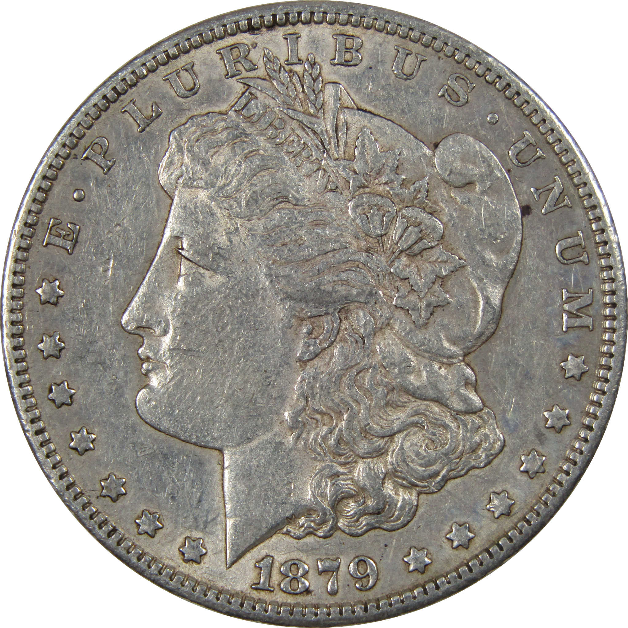 1879 S Rev 78 Morgan Dollar Extremely Fine 90% Silver Coin SKU:I772 - Morgan coin - Morgan silver dollar - Morgan silver dollar for sale - Profile Coins &amp; Collectibles