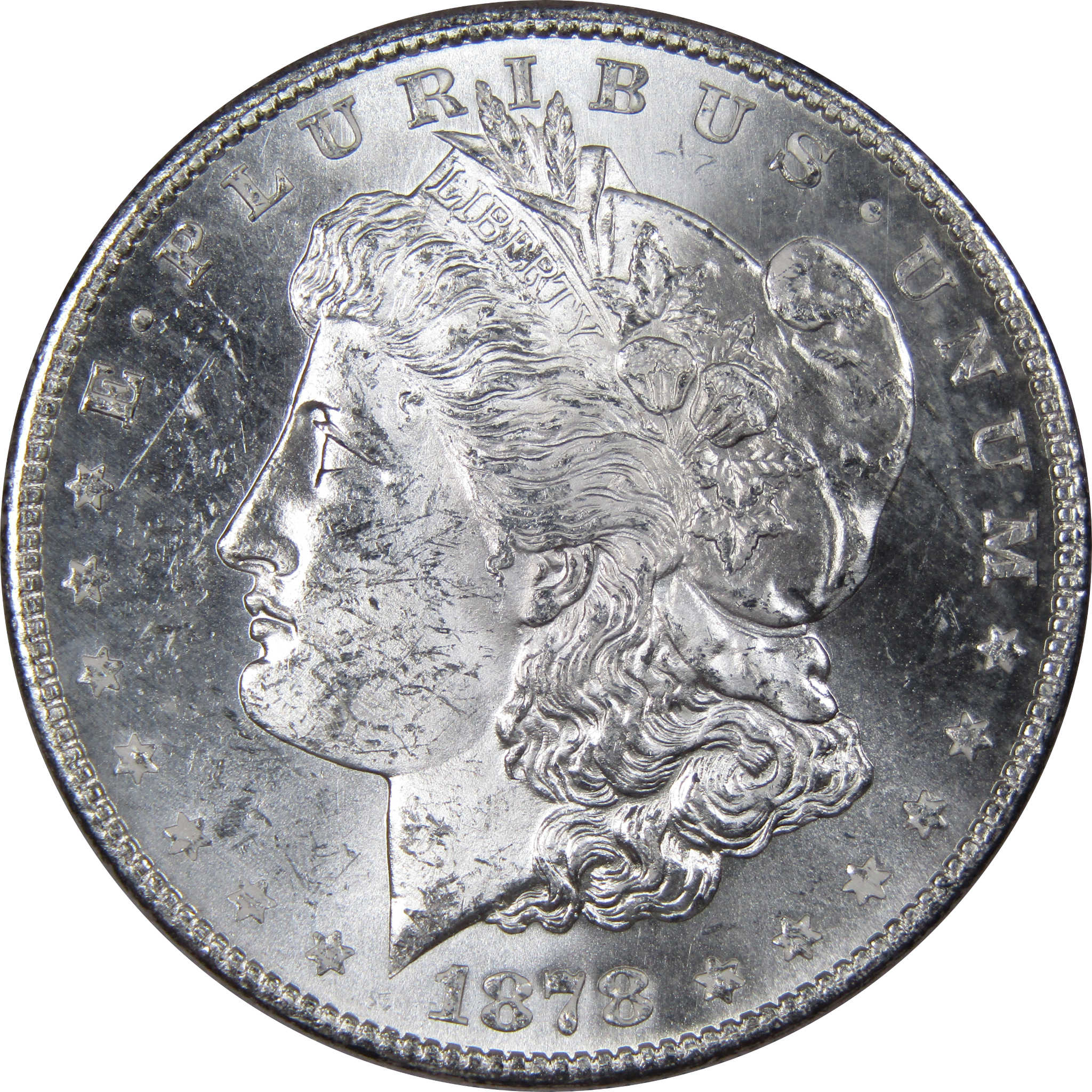 1878 S Morgan Dollar BU Uncirculated Mint State 90% Silver SKU:IPC8878 - Morgan coin - Morgan silver dollar - Morgan silver dollar for sale - Profile Coins &amp; Collectibles