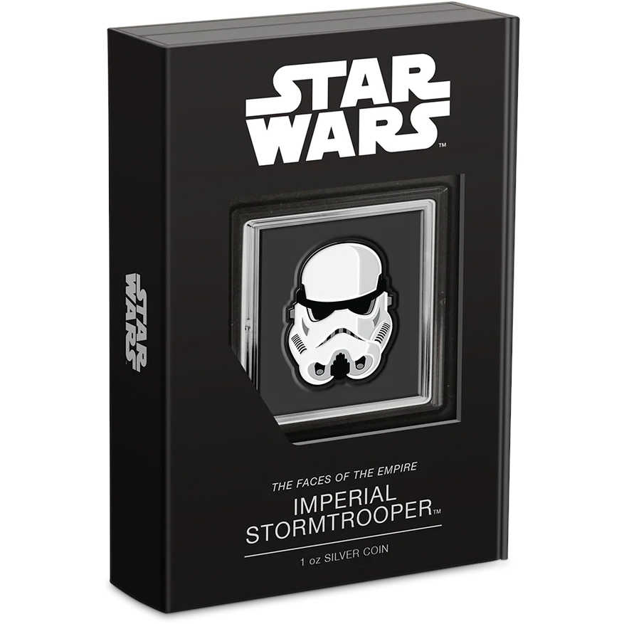 Star Wars Imperial Stormtrooper 1 oz .999 Silver $2 Proof Coin 2021 Niue COA