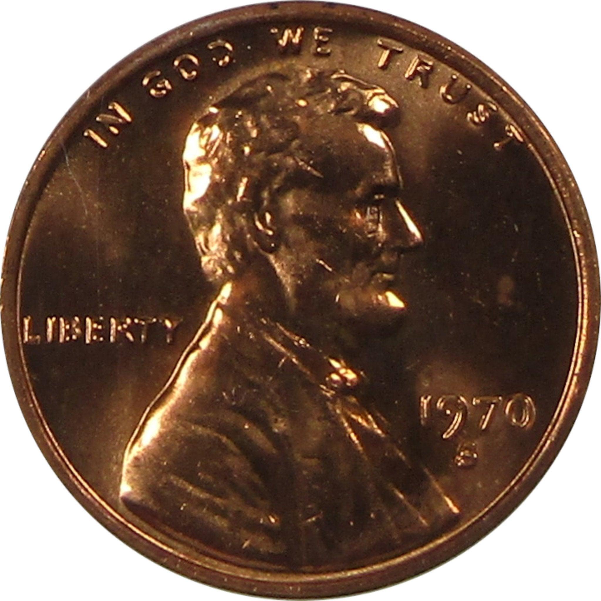 1970 S/S Lg Date Low 7 Lincoln Memorial Cent MS 65 ANACS SKU:CPC1083
