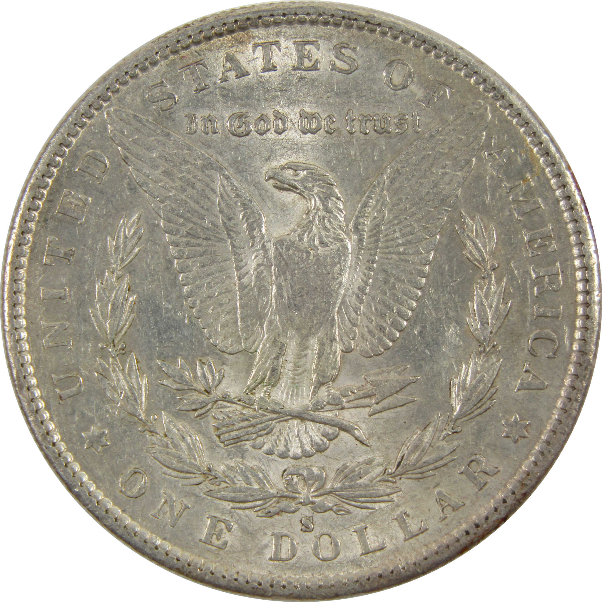 1890 high quality S Morgan Silver Dollar