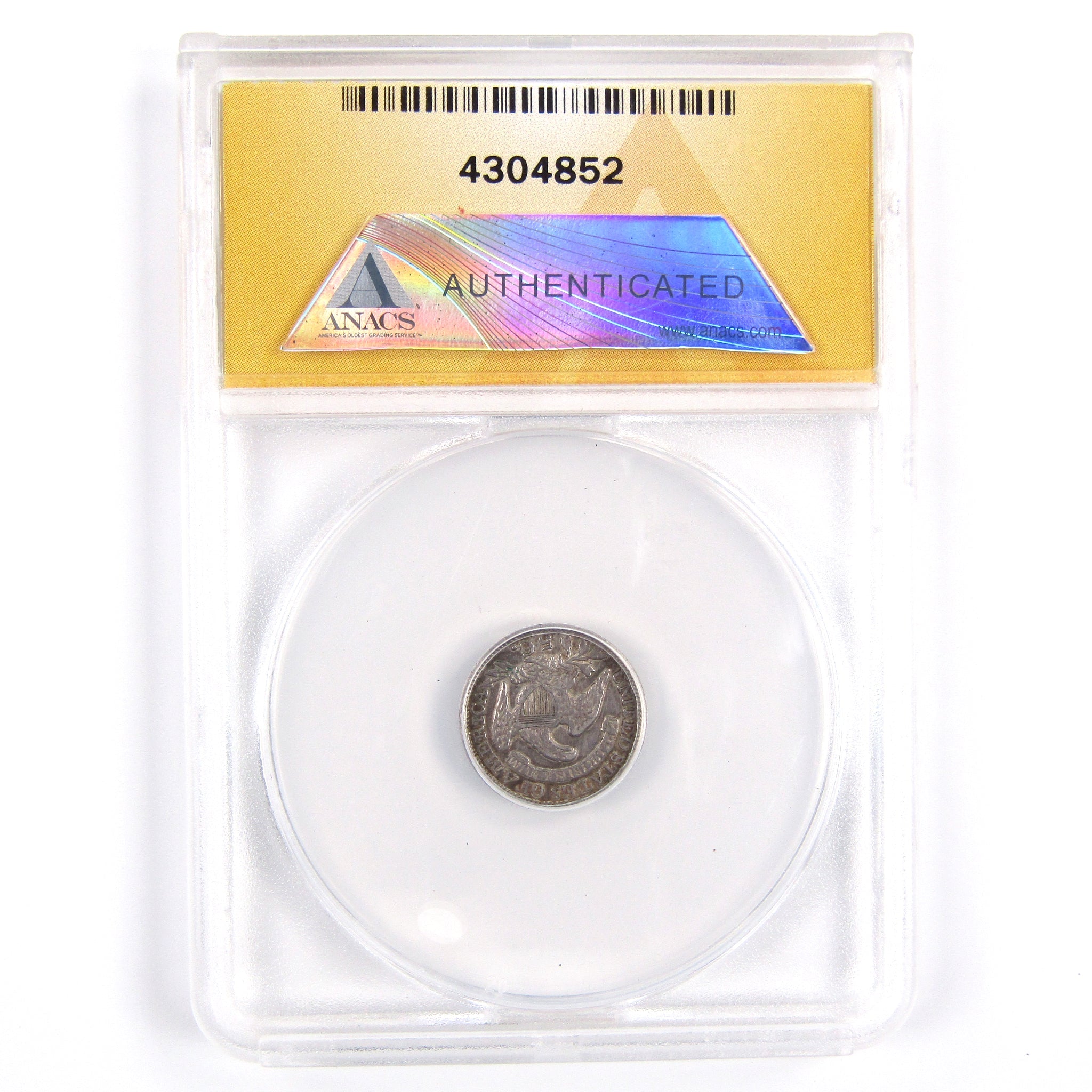 1835 Lg Date and 5C Capped Bust Half Dime EF 40 ANACS Silver SKU:I2395