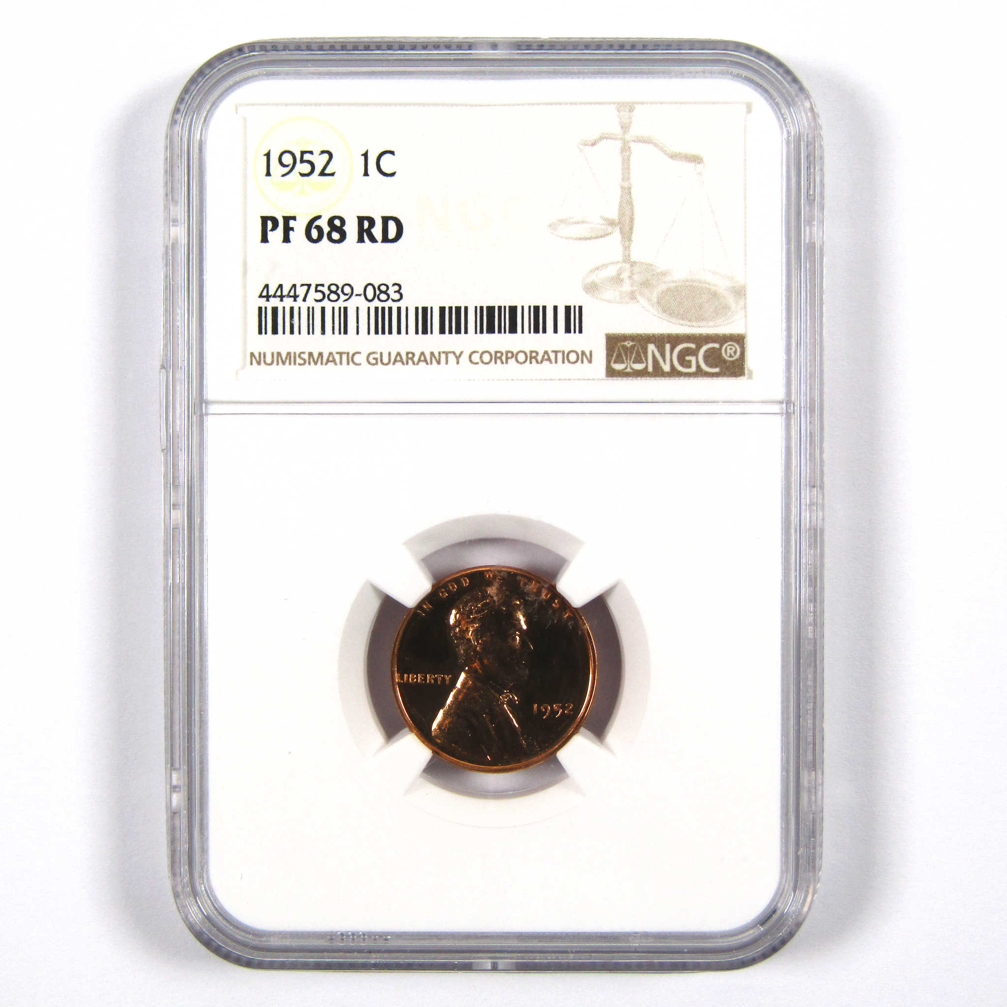 1952 Lincoln Wheat Cent PR 68 RD NGC Penny 1c Proof Coin SKU:I7549
