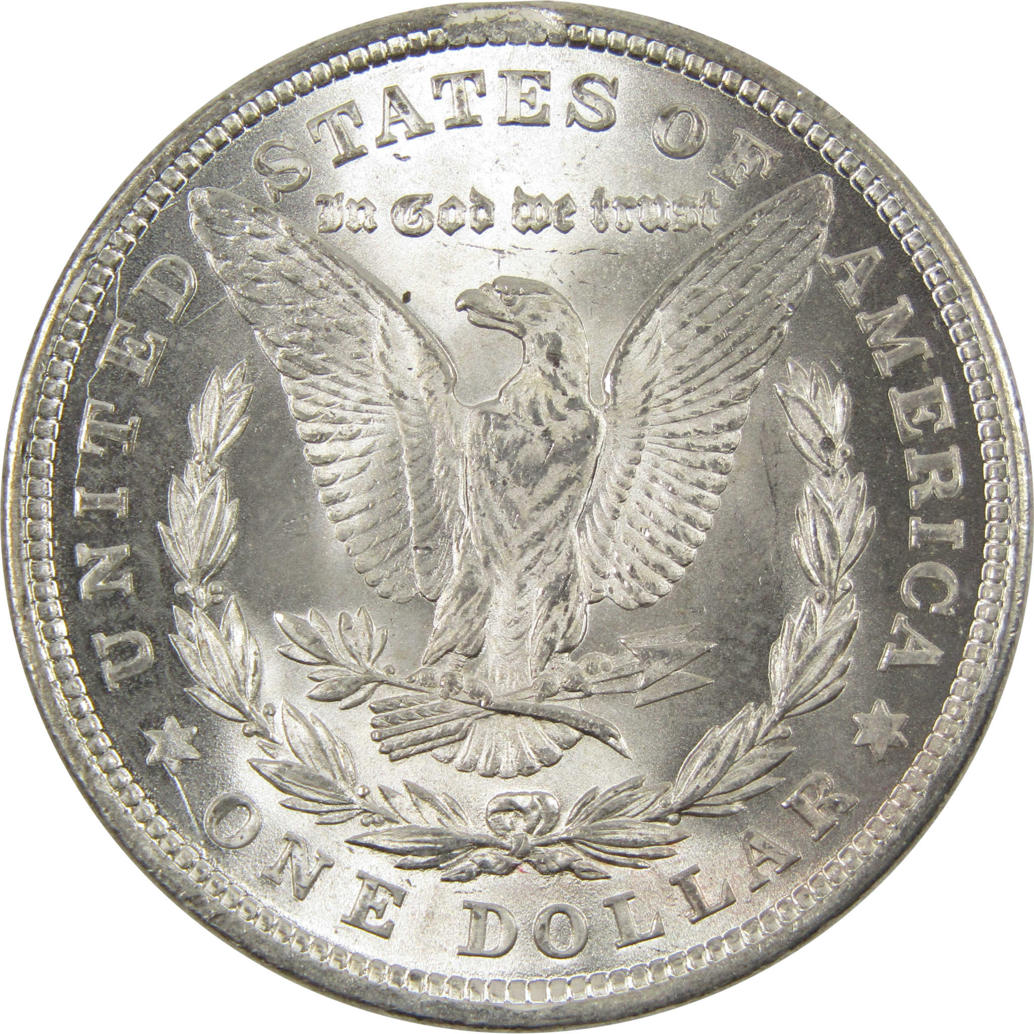 1921 Morgan Dollar Silver $1 Clipped Planchet Mint Error SKU:IPC818