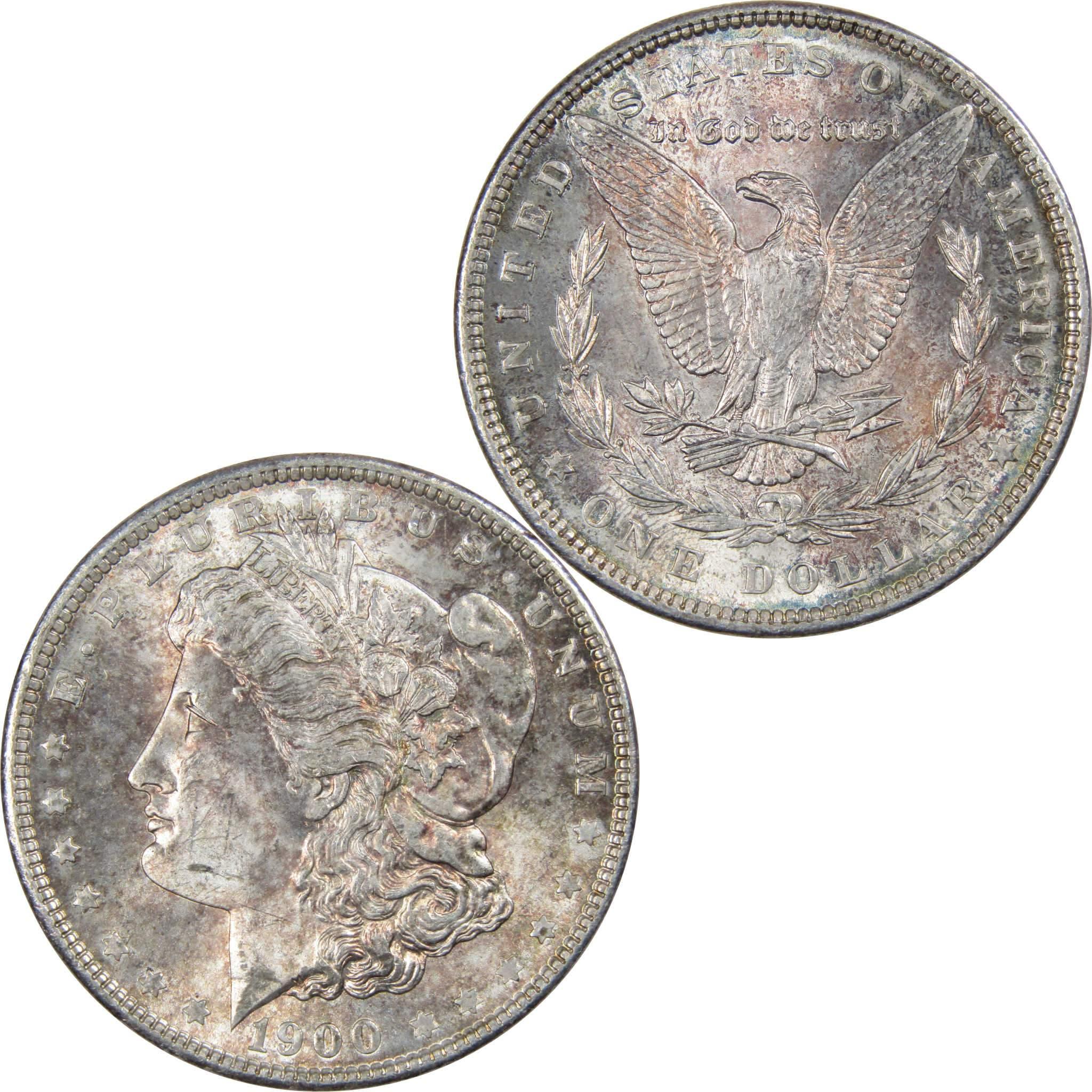 1900 Morgan Dollar BU Uncirculated Mint State Silver Toned SKU:IPC5215