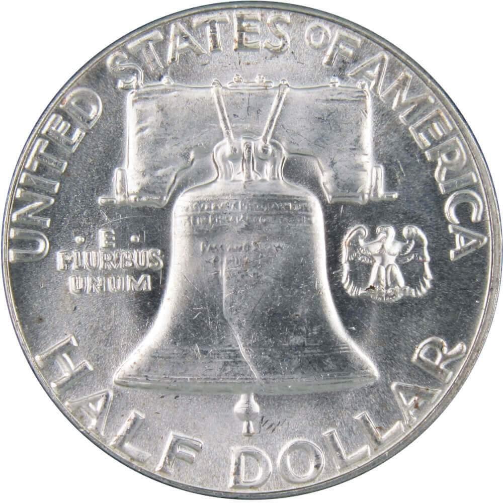 1960 Franklin Half Dollar BU Uncirculated Mint State 90% Silver 50c US Coin