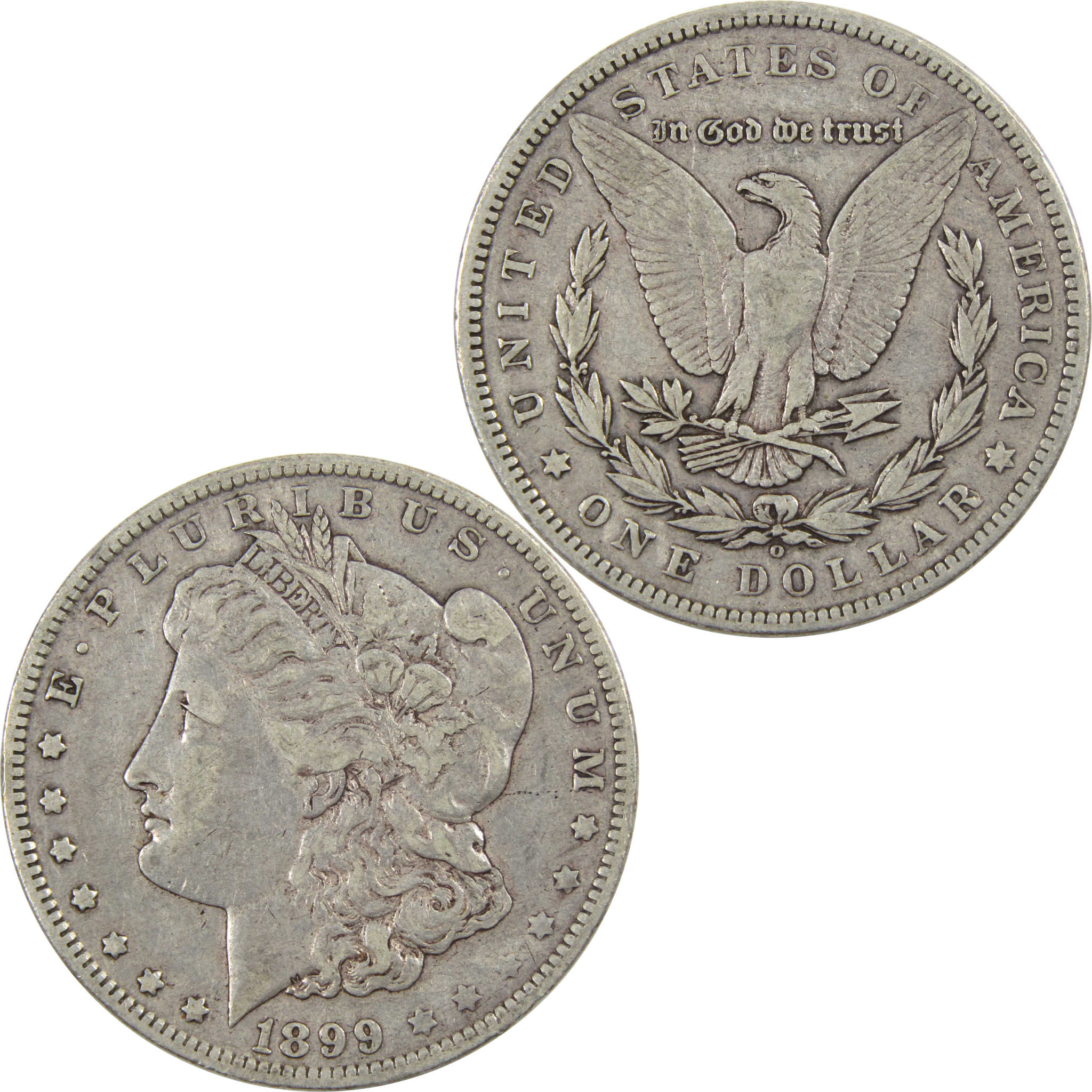 1899 O Micro O Morgan Dollar VF Very Fine 90% Silver $1 Coin SKU:I5941 - Morgan coin - Morgan silver dollar - Morgan silver dollar for sale - Profile Coins &amp; Collectibles