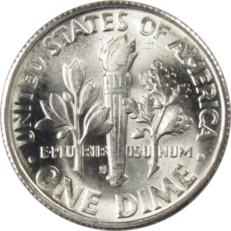 1947 S Roosevelt Dime BU Uncirculated Mint State 90% Silver 10c US Coin - Roosevelt coin - Profile Coins &amp; Collectibles