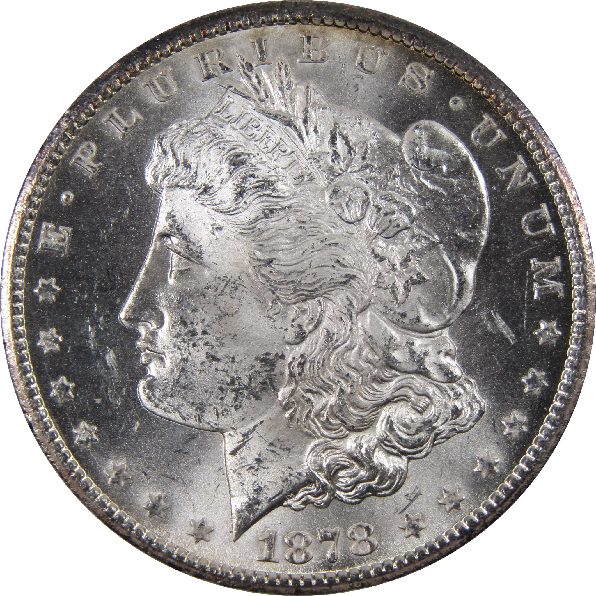 1878 CC Morgan Dollar Choice Uncirculated Mint State Silver SKU:I3487 - Morgan coin - Morgan silver dollar - Morgan silver dollar for sale - Profile Coins &amp; Collectibles