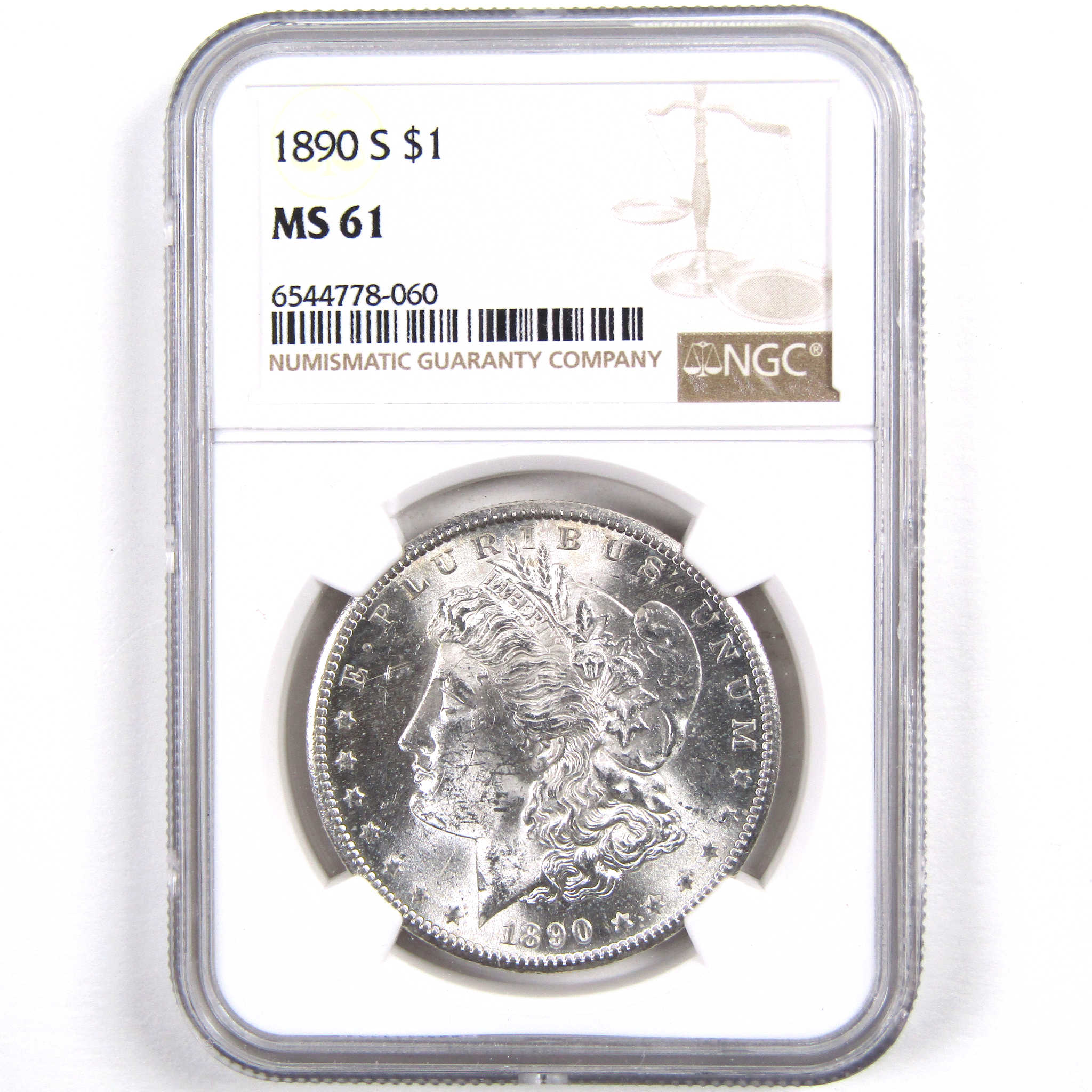 1890 S Morgan Dollar MS 61 NGC 90% Silver Uncirculated SKU:I3099 - Morgan coin - Morgan silver dollar - Morgan silver dollar for sale - Profile Coins &amp; Collectibles